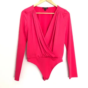 Express Red Thong Bodysuit- Size XS