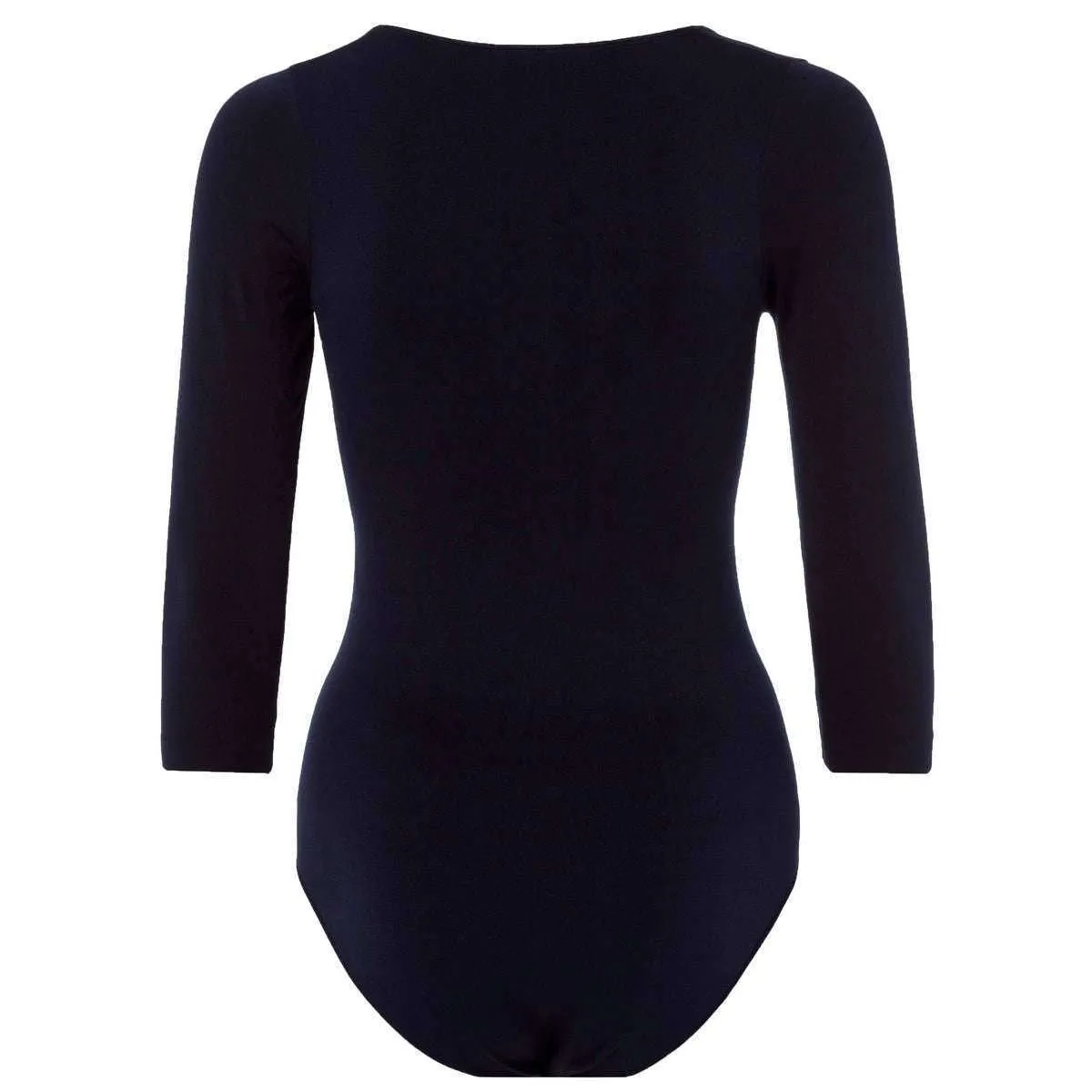Falke Fine Cotton 3/4 Sleeve Bodysuit - Marine Navy