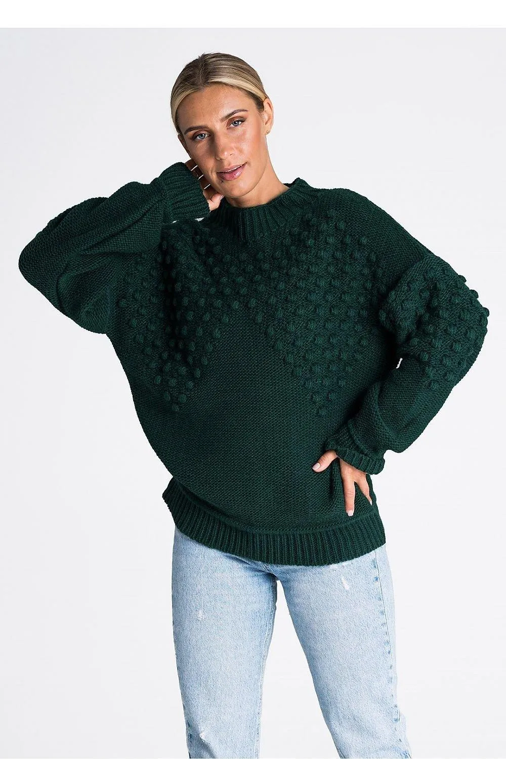 Figl long sleeves decorated sweater