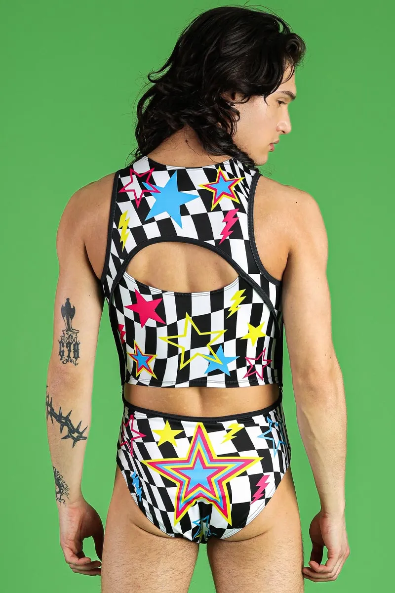 Flash Pop Men's 2 Piece Bodysuit