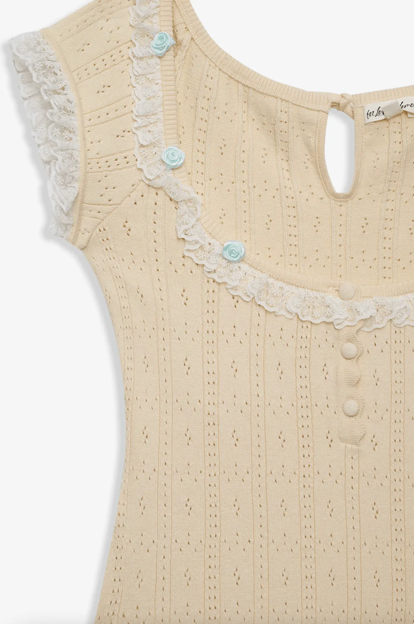 For Love & Lemons Daniela Knit Bodysuit