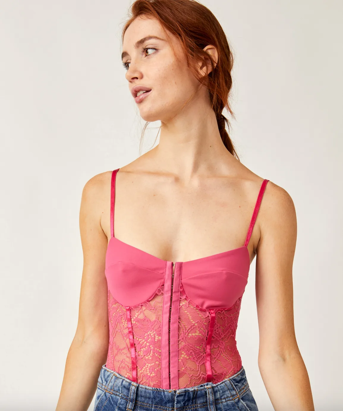 fp lace night rhythm bodysuit