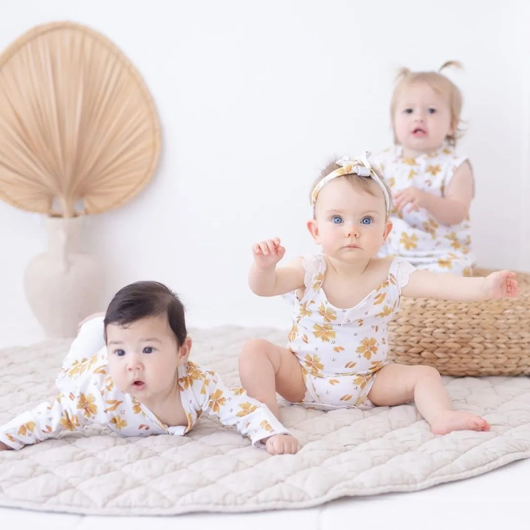 Frill Bodysuit - Summer Blooms