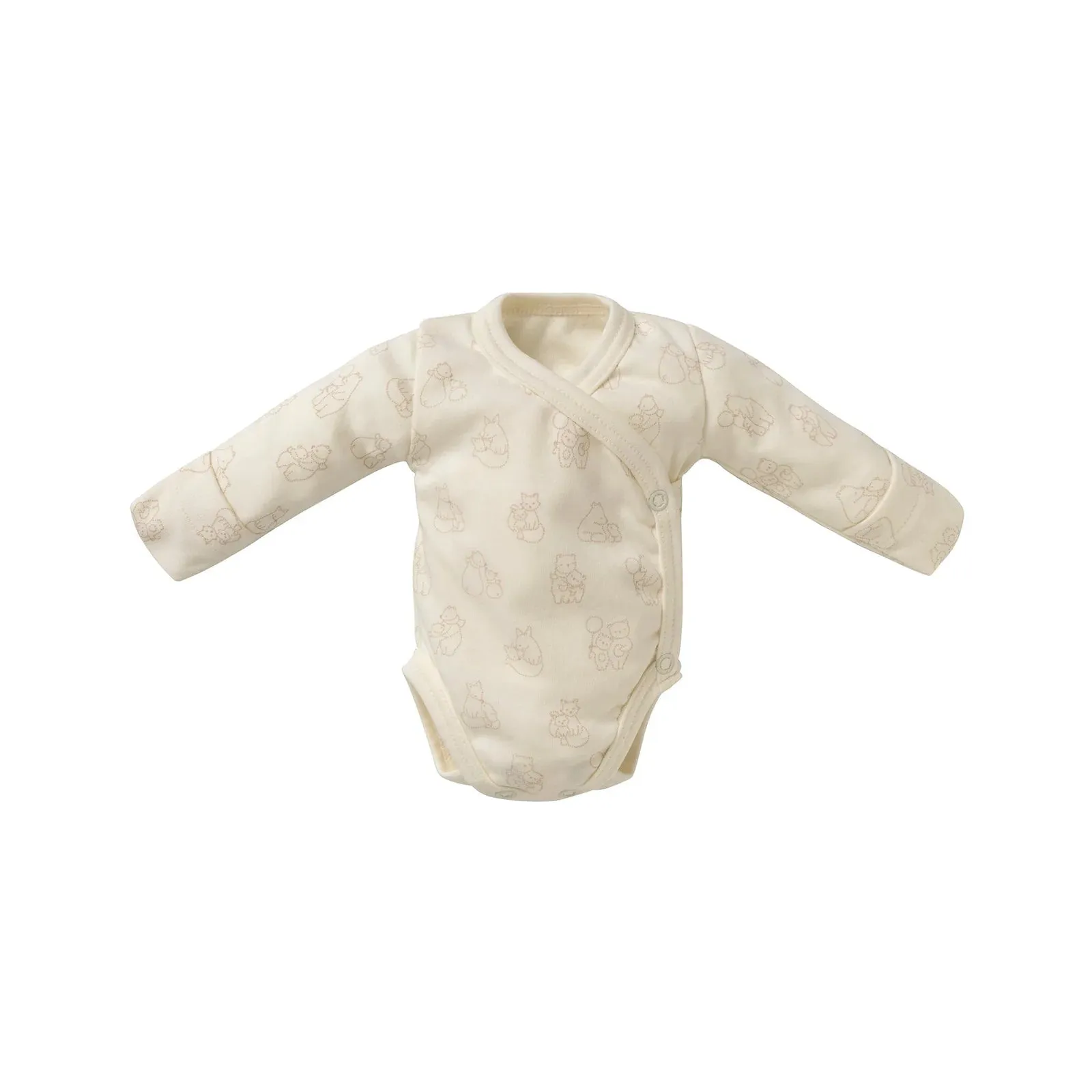 Full-Print Organic Kimono Bodysuit
