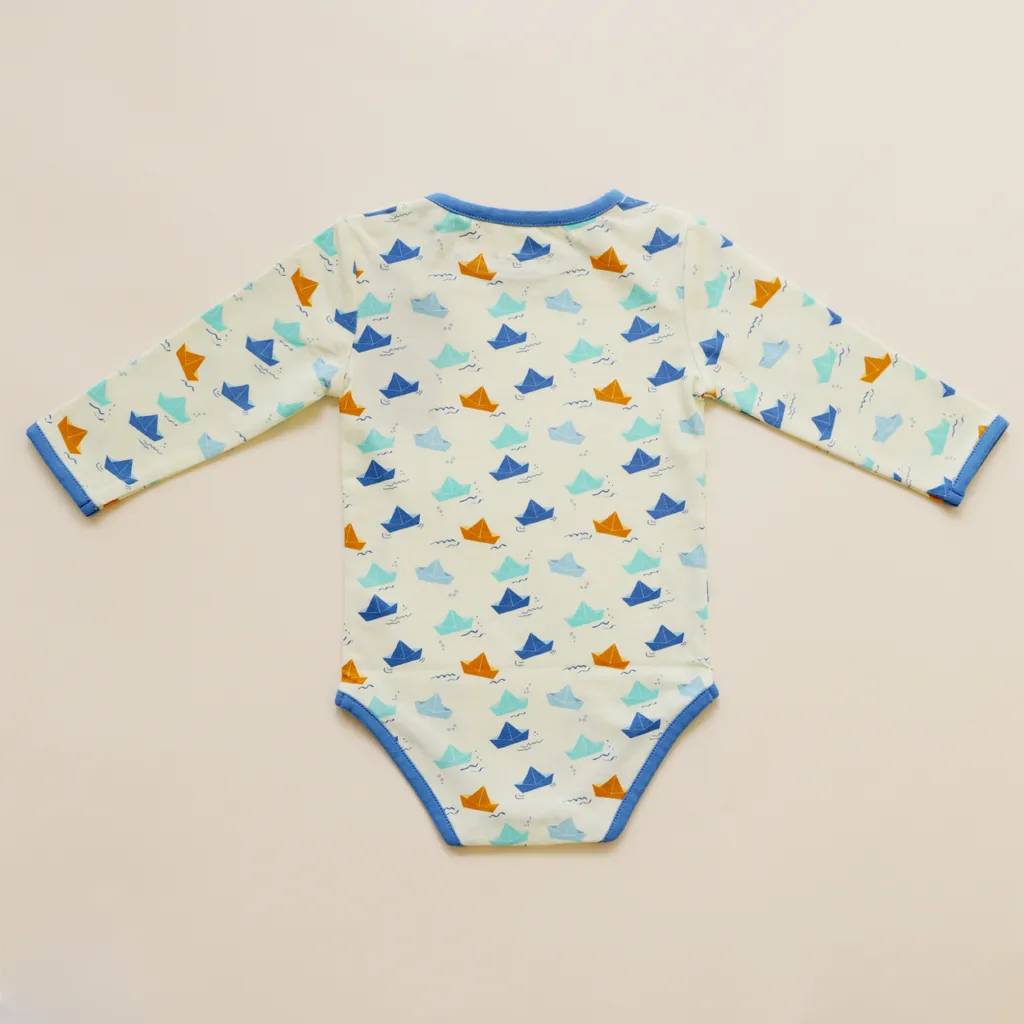 Full Sleeve Bodysuit - Paper Boat