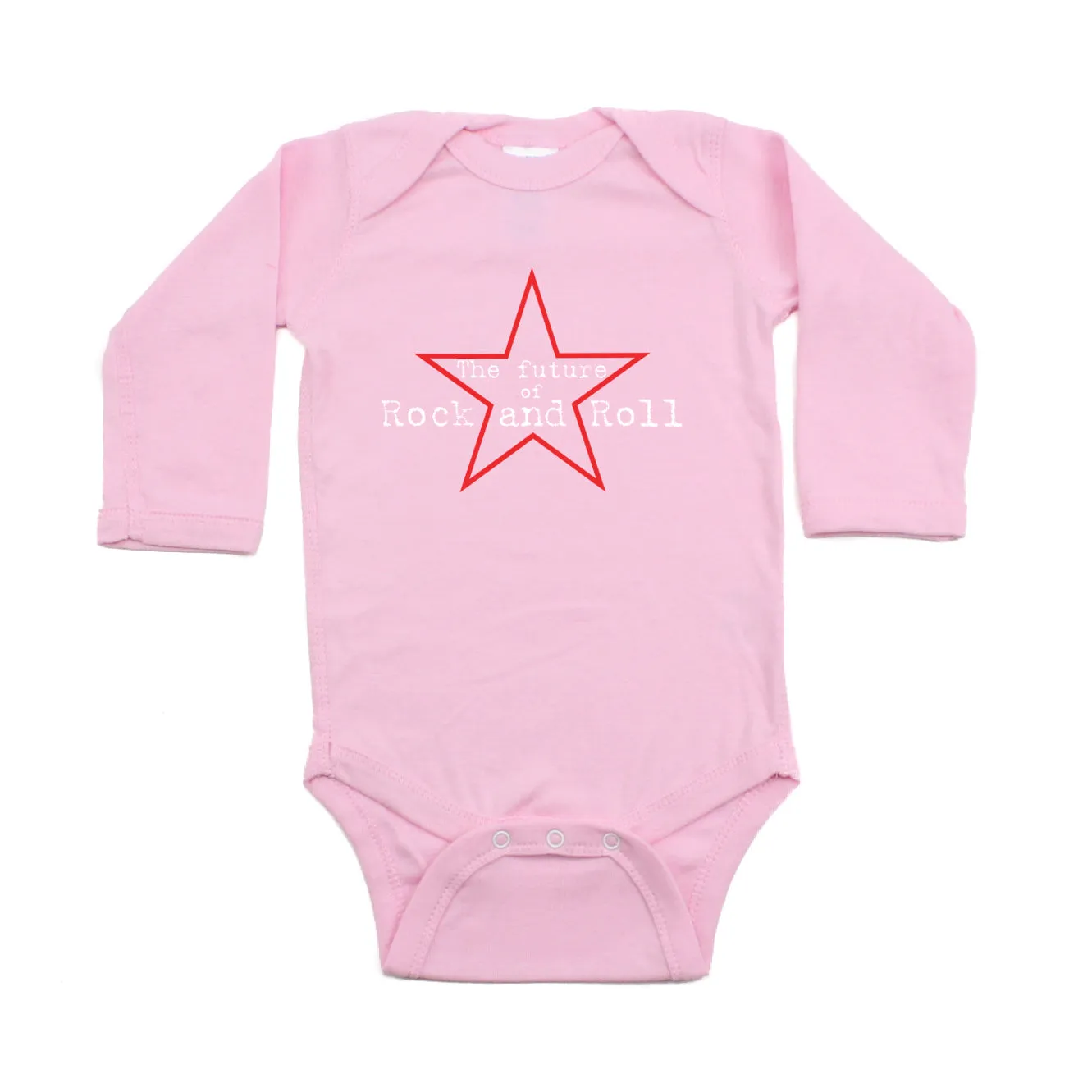 Future of Rock and Roll Rockstar Long Sleeve Baby Infant Bodysuit
