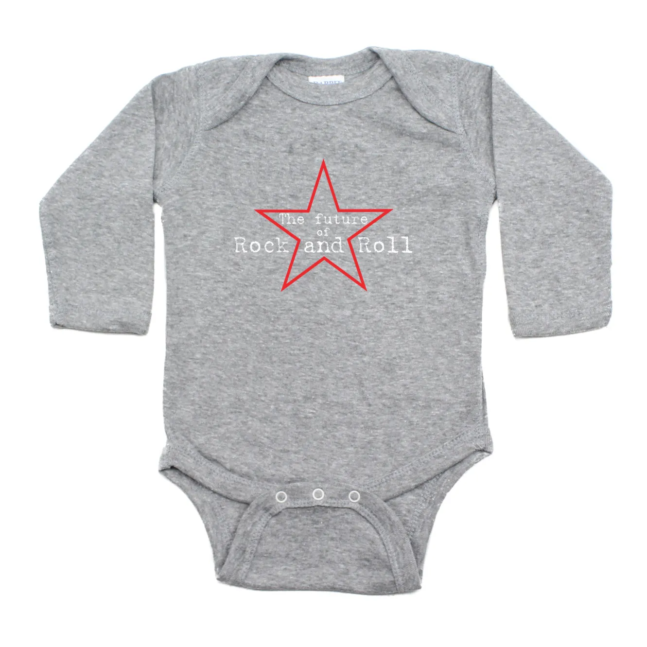 Future of Rock and Roll Rockstar Long Sleeve Baby Infant Bodysuit