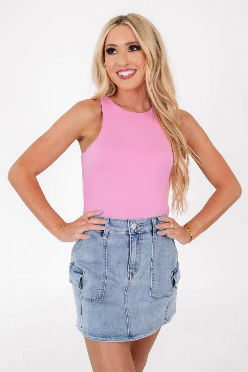 Game Changer Bodysuit - Pink