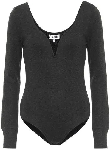 Ganni Jersey-Knit Bodysuit