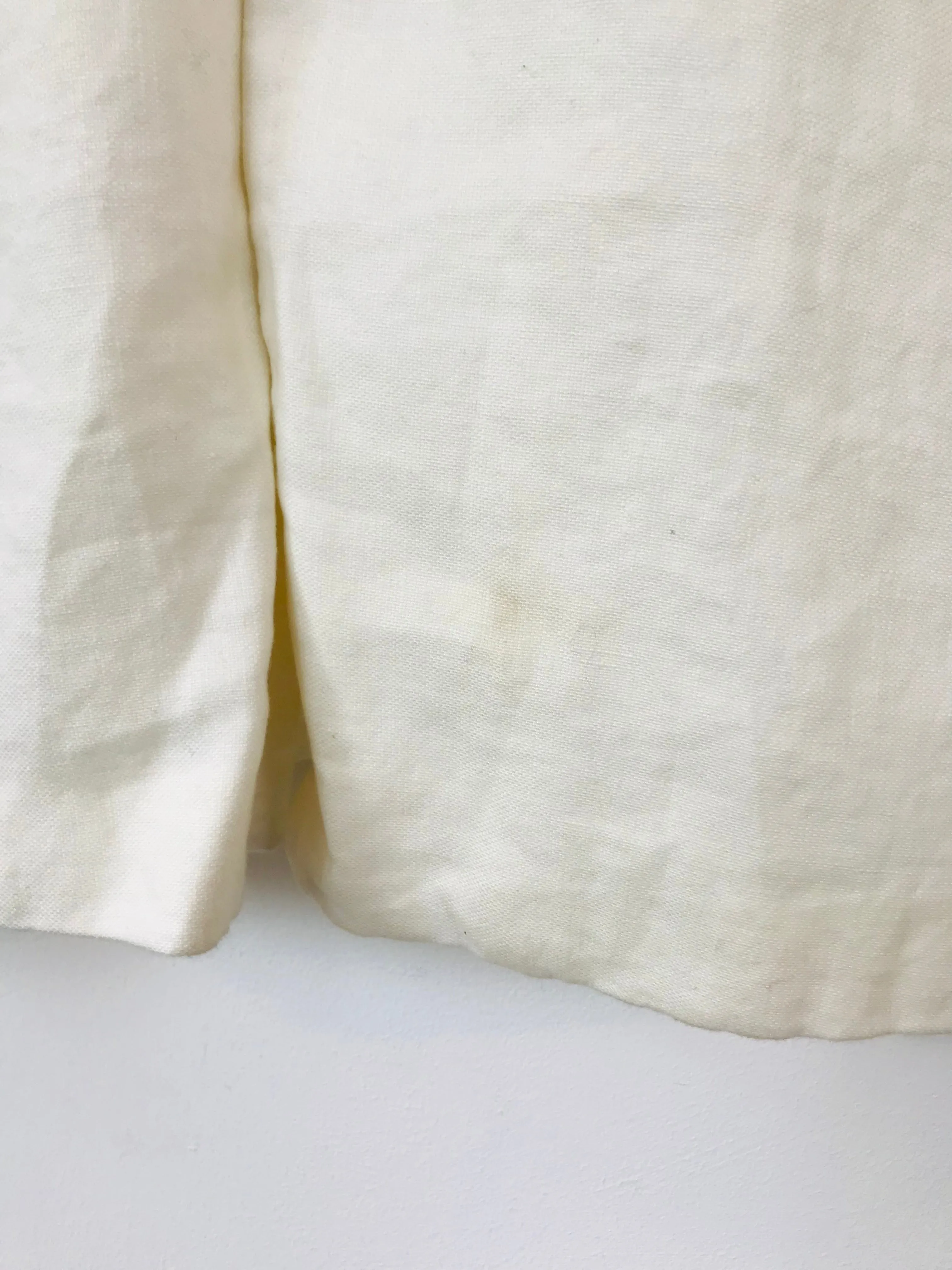 Gant Women's Linen Long Overcoat With Tags | L UK14 | White