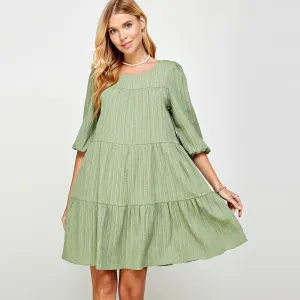 Garden Party Bishop Sleeve Dress
