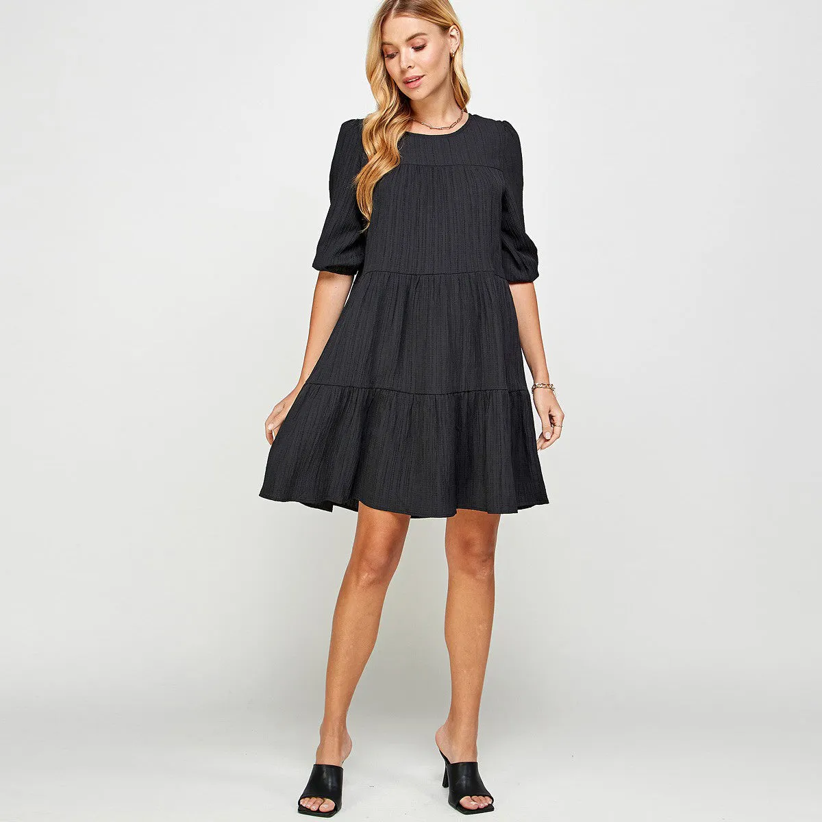 Garden Party Bishop Sleeve Dress