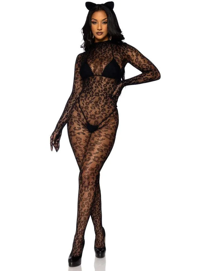 Get Frisky Leopard Catsuit