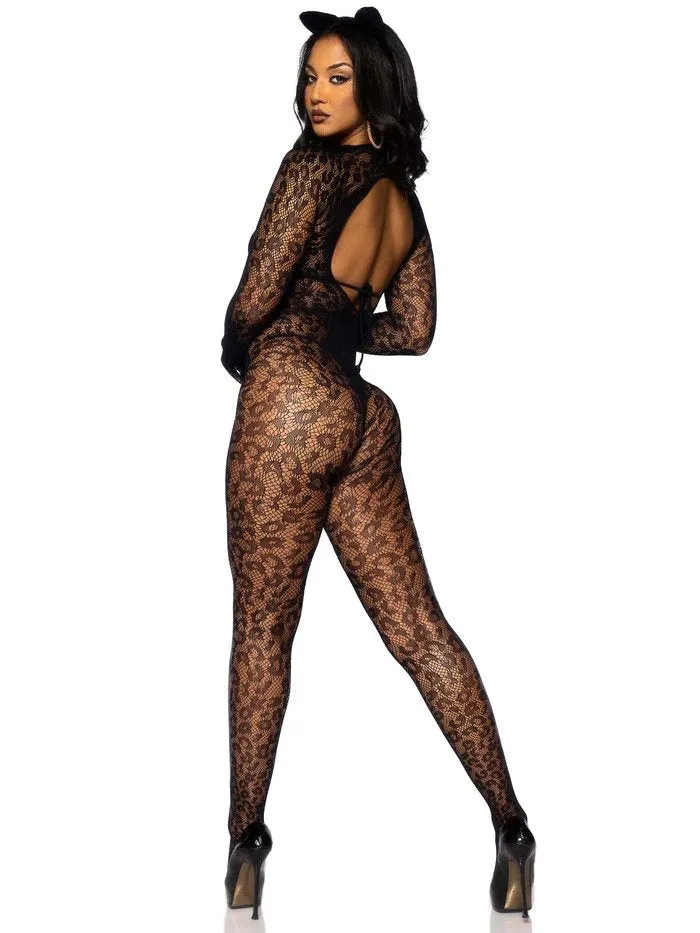 Get Frisky Leopard Catsuit
