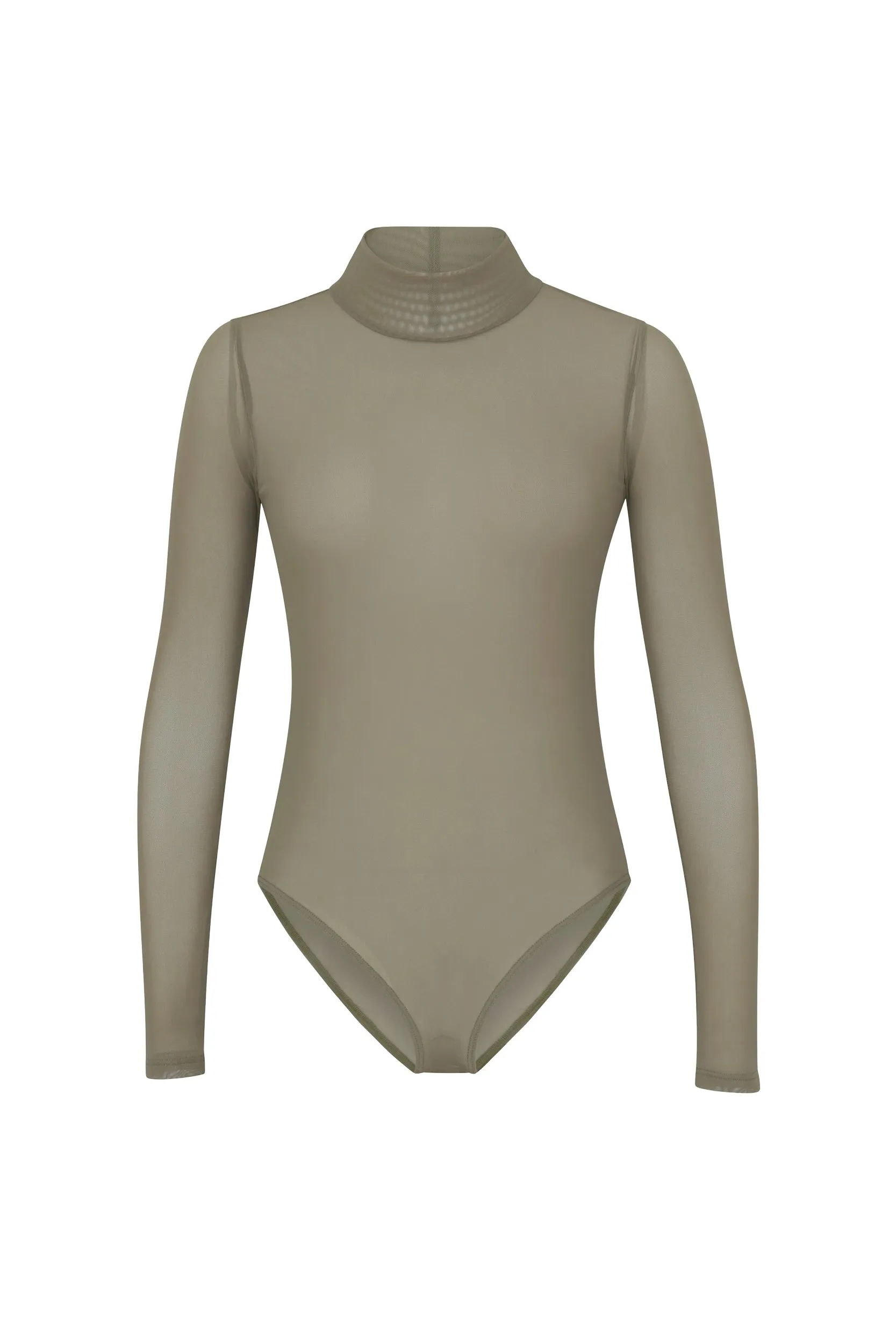 Giselle Bodysuit - Olive Mesh