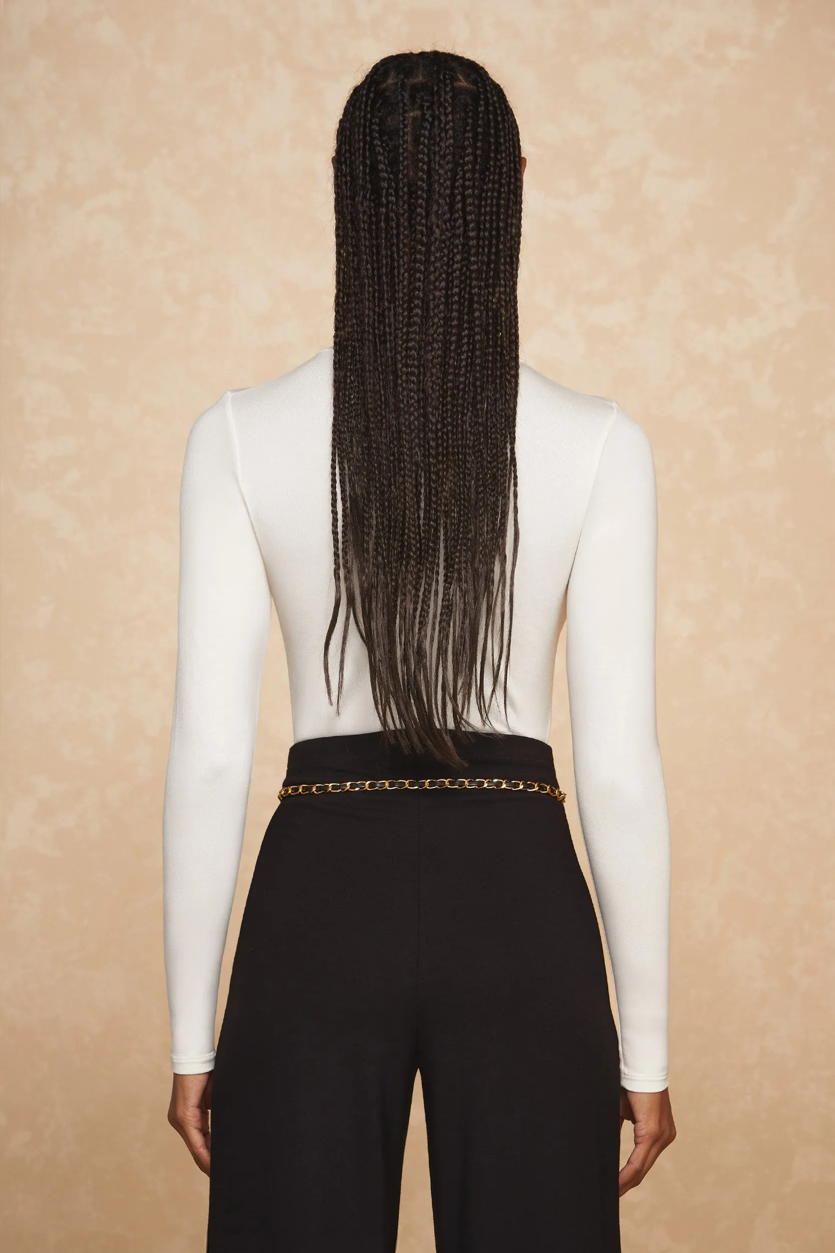 Giselle Bodysuit - Pearl