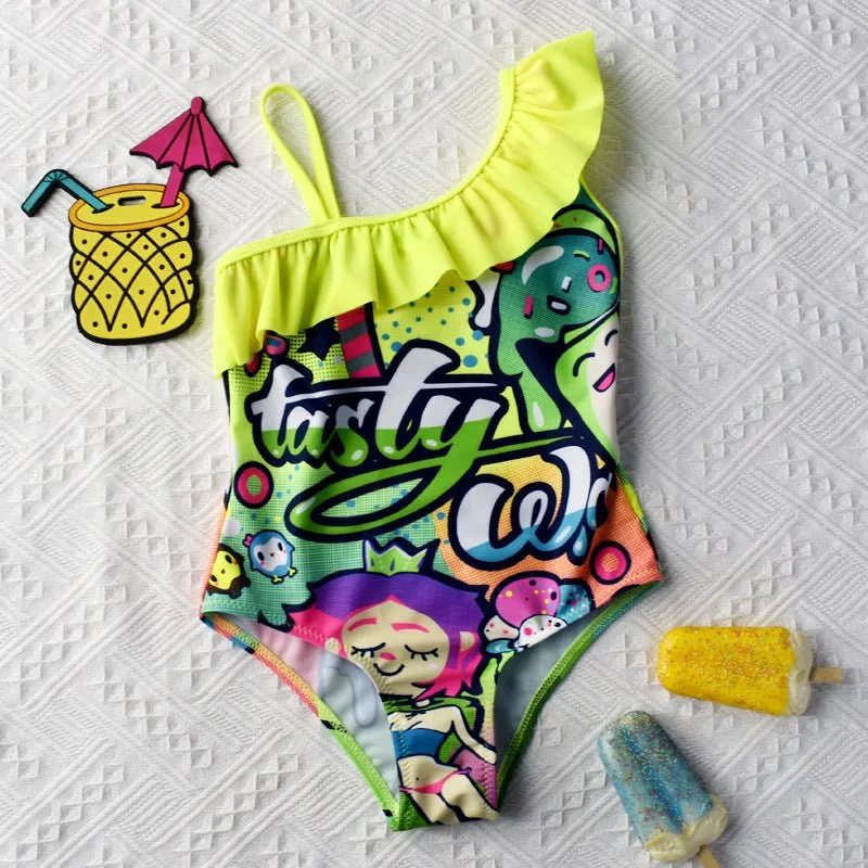 Graffiti Glam Girls Swimsuit