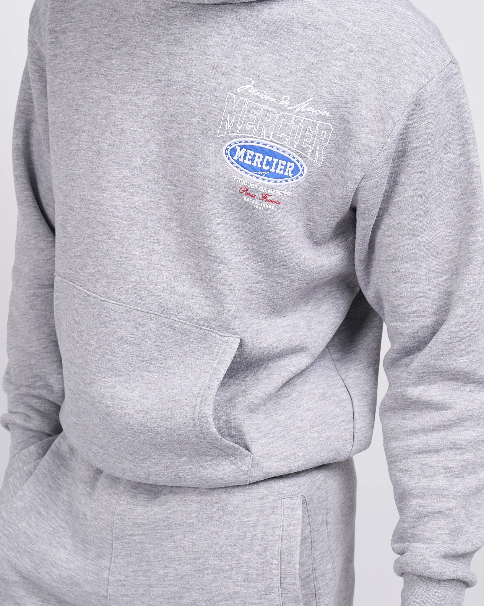 Grey Marl Multi Tour Hoodie