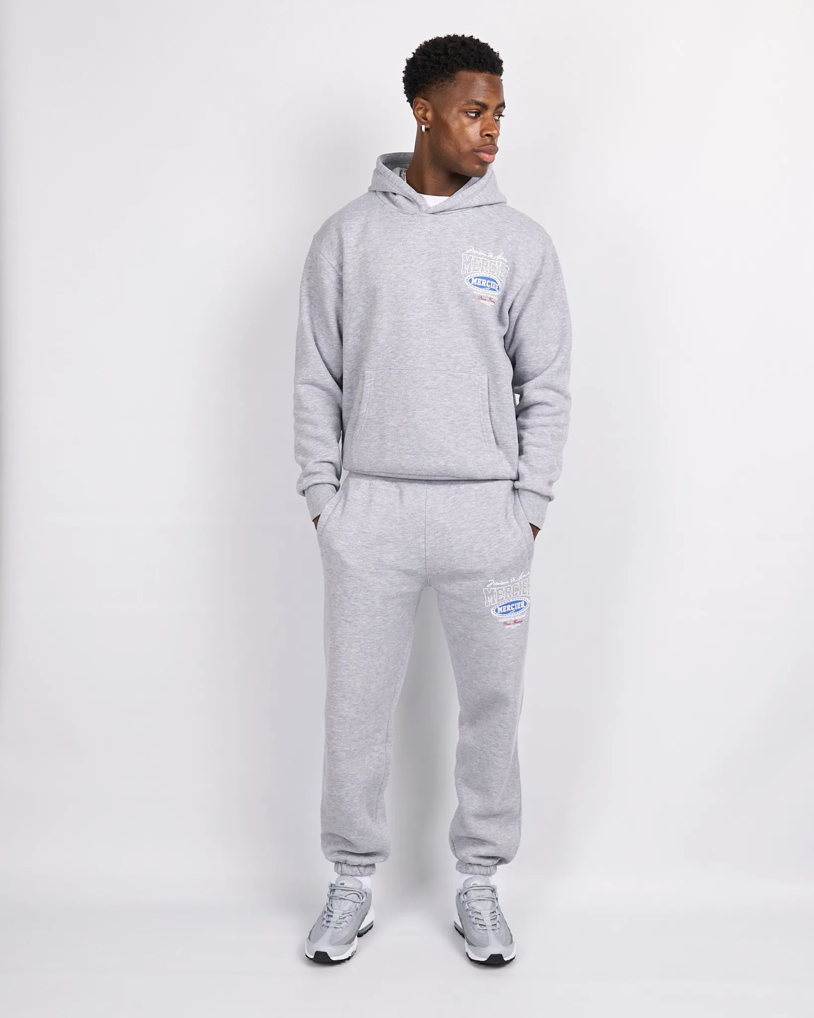 Grey Marl Multi Tour Hoodie