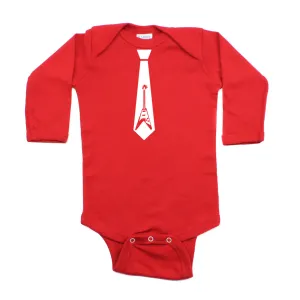 Guitar Tie Long Sleeve Baby Infant Bodysuit