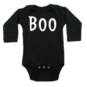 Halloween Boo Long Sleeve Bodysuit