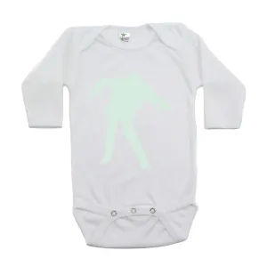 Halloween Glow in The Dark Zombie Long Sleeve Bodysuit