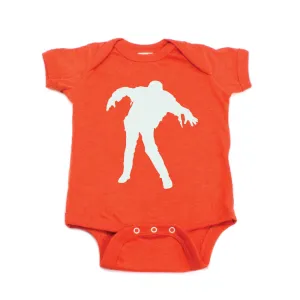 Halloween Glow in The Dark Zombie Short Sleeve Bodysuit