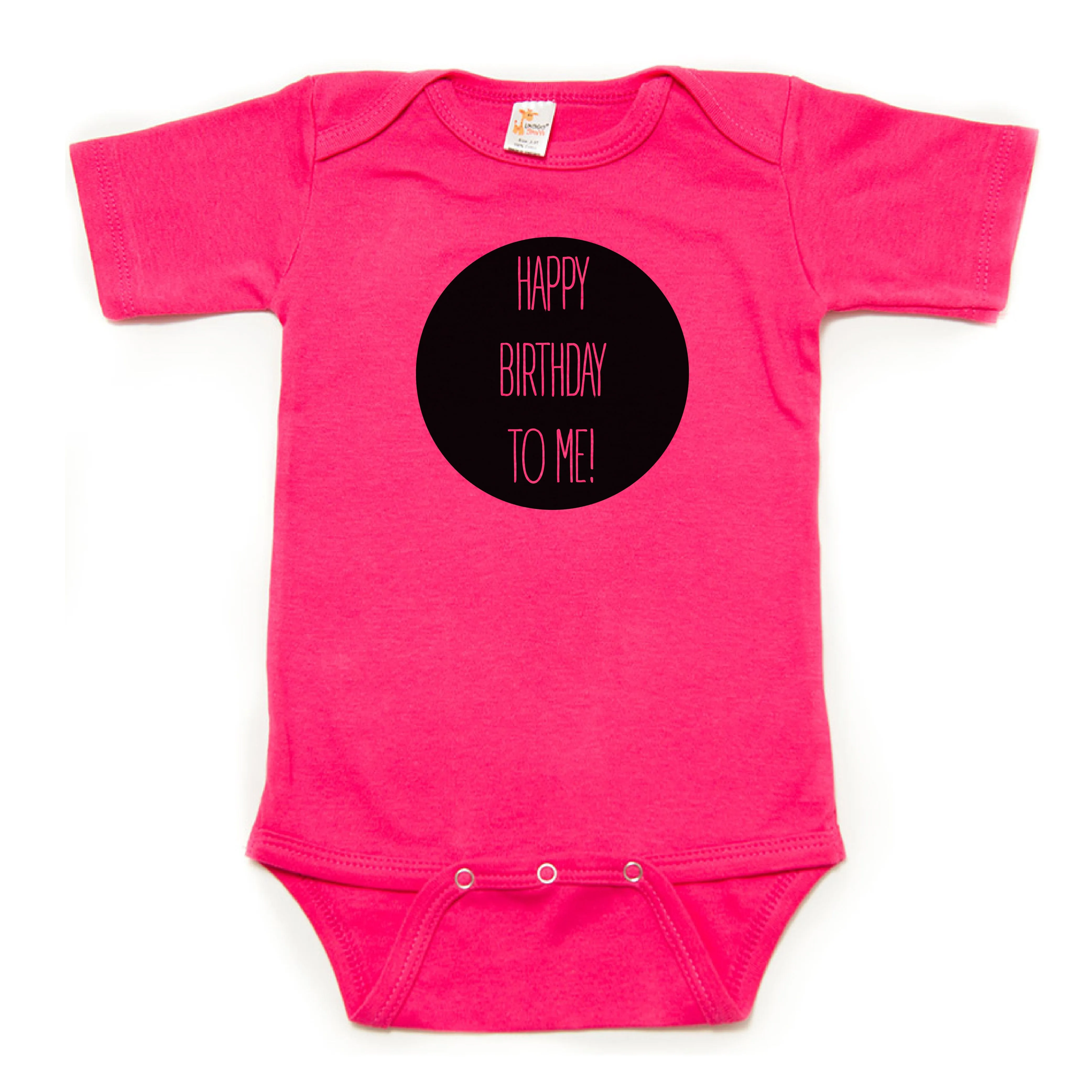 Happy Birthday To Me Short Sleeve Bodysuit