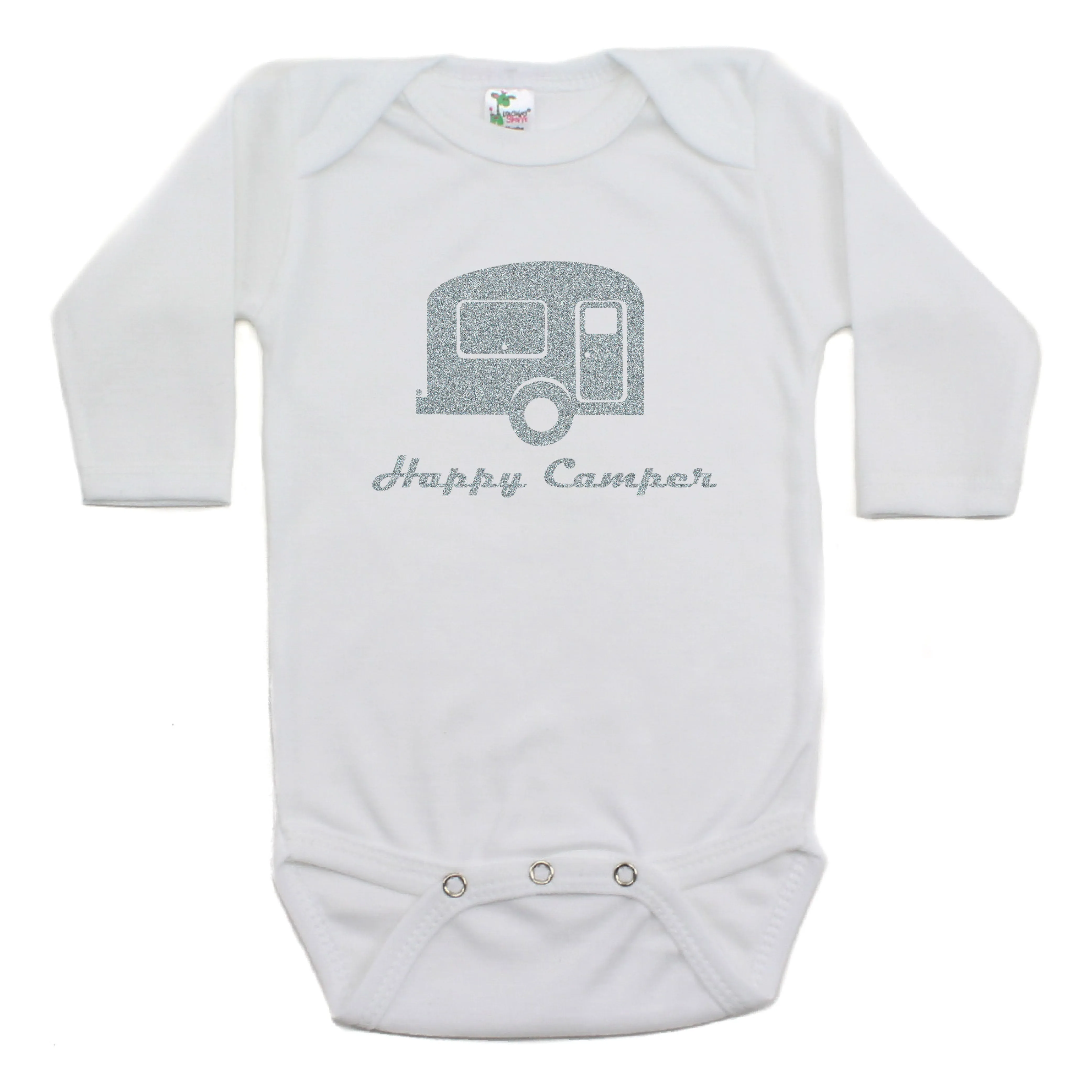 Happy Camper Long Sleeve Bodysuit