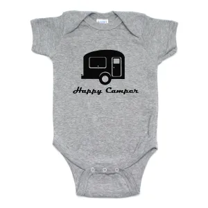 Happy Camper Short Sleeve Bodysuit