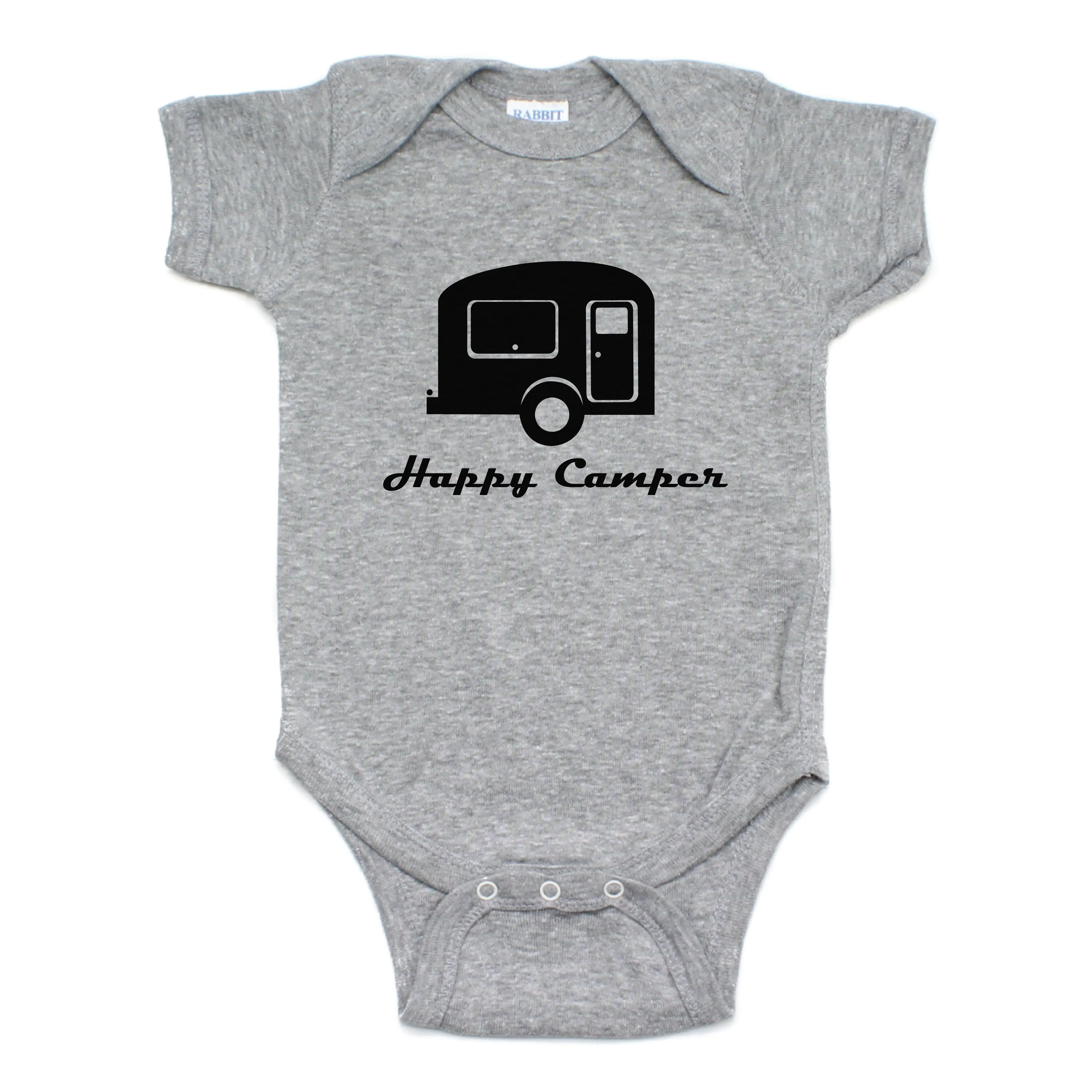 Happy Camper Short Sleeve Bodysuit