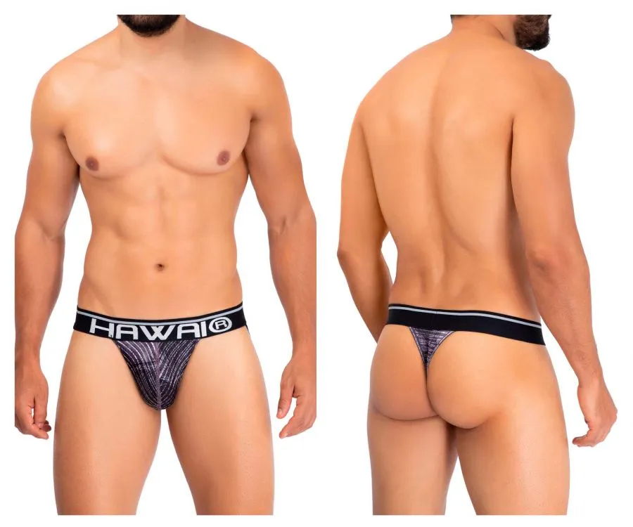 HAWAI 42165 Printed Microfiber Thongs Color Taupe