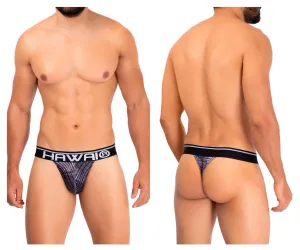 HAWAI 42165 Printed Microfiber Thongs Color Taupe