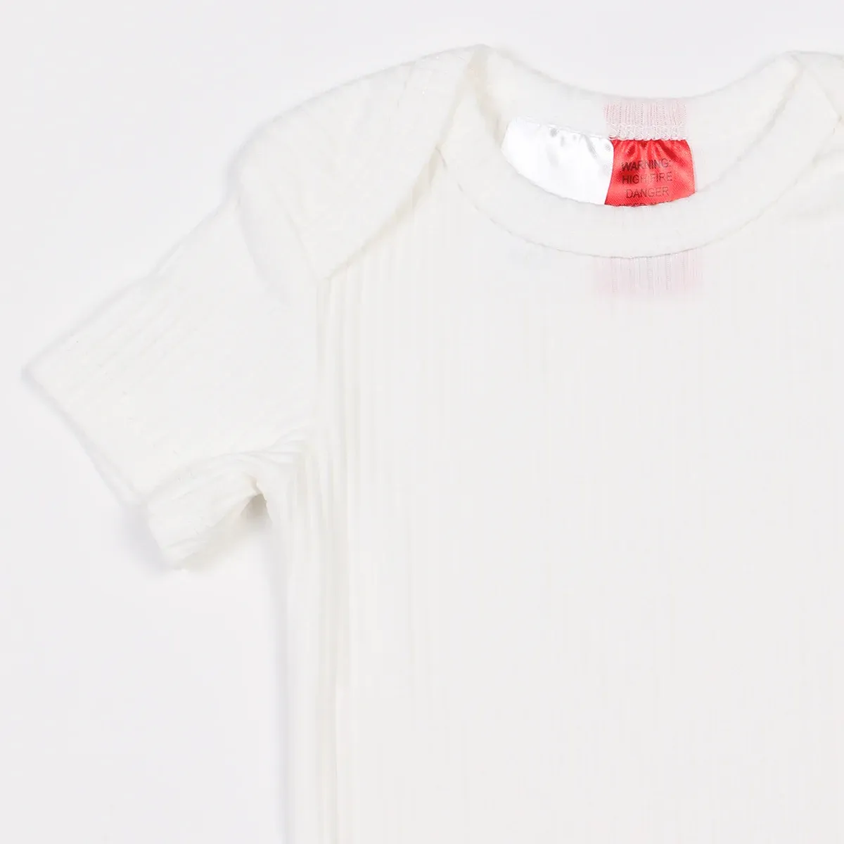 hi-hop Ribbed Short Sleeve Bodysuit