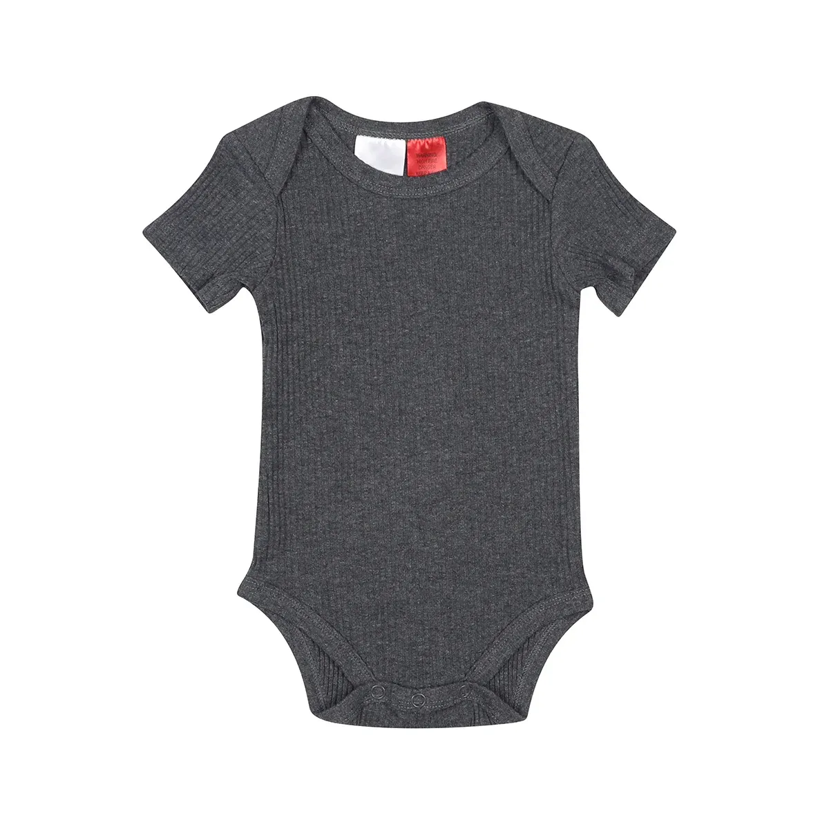 hi-hop Ribbed Short Sleeve Bodysuit
