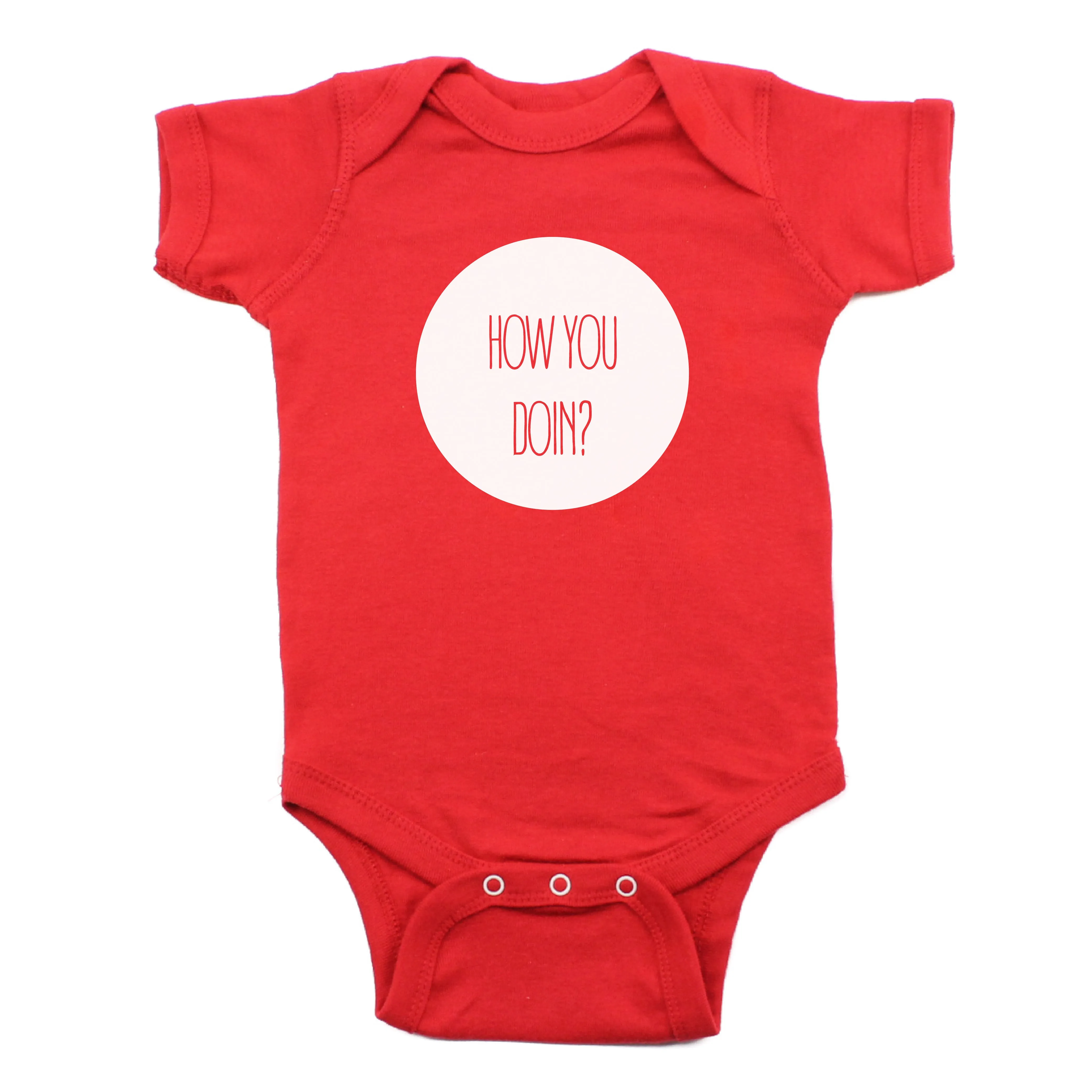 How You Doing Short Sleeve Bodysuit