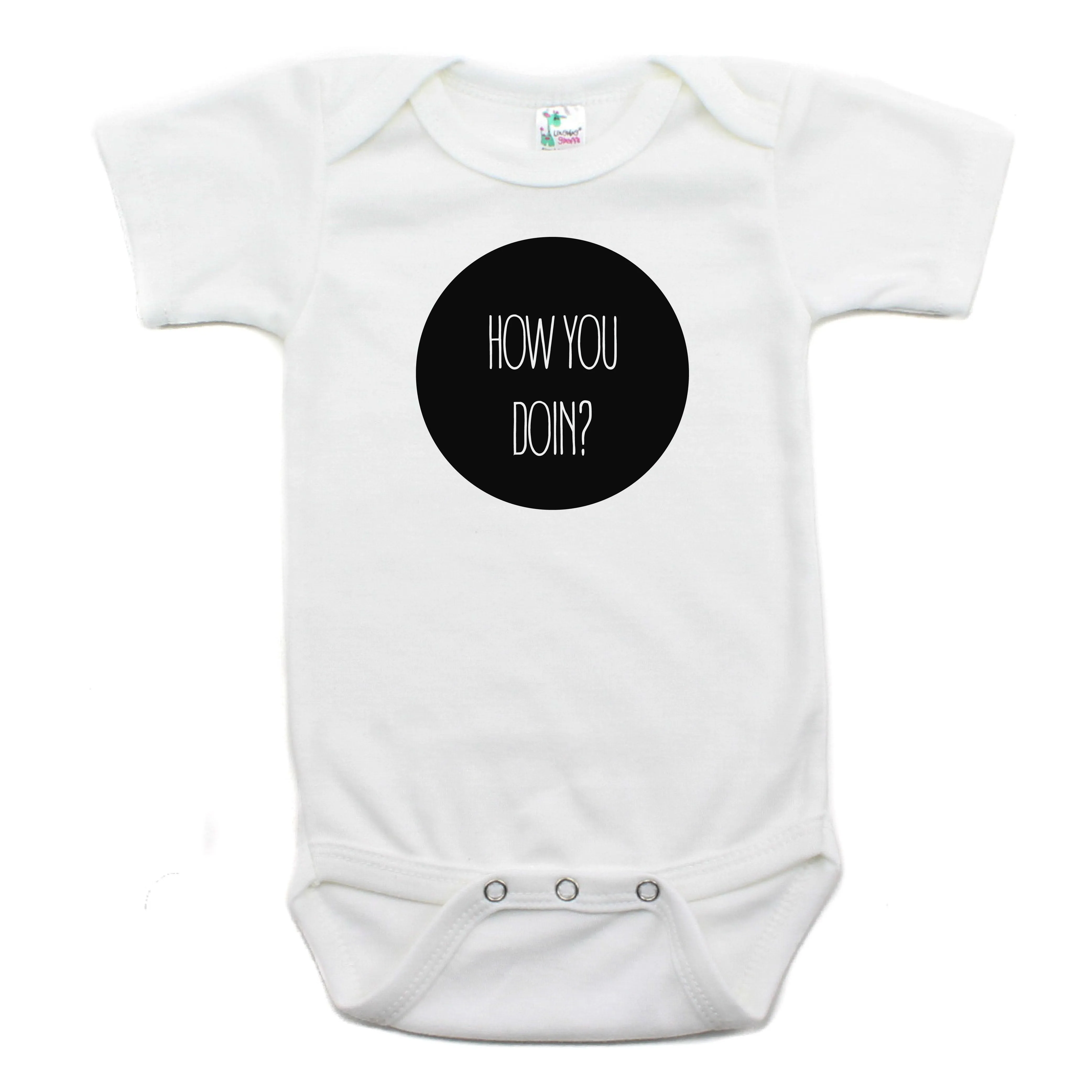 How You Doing Short Sleeve Bodysuit