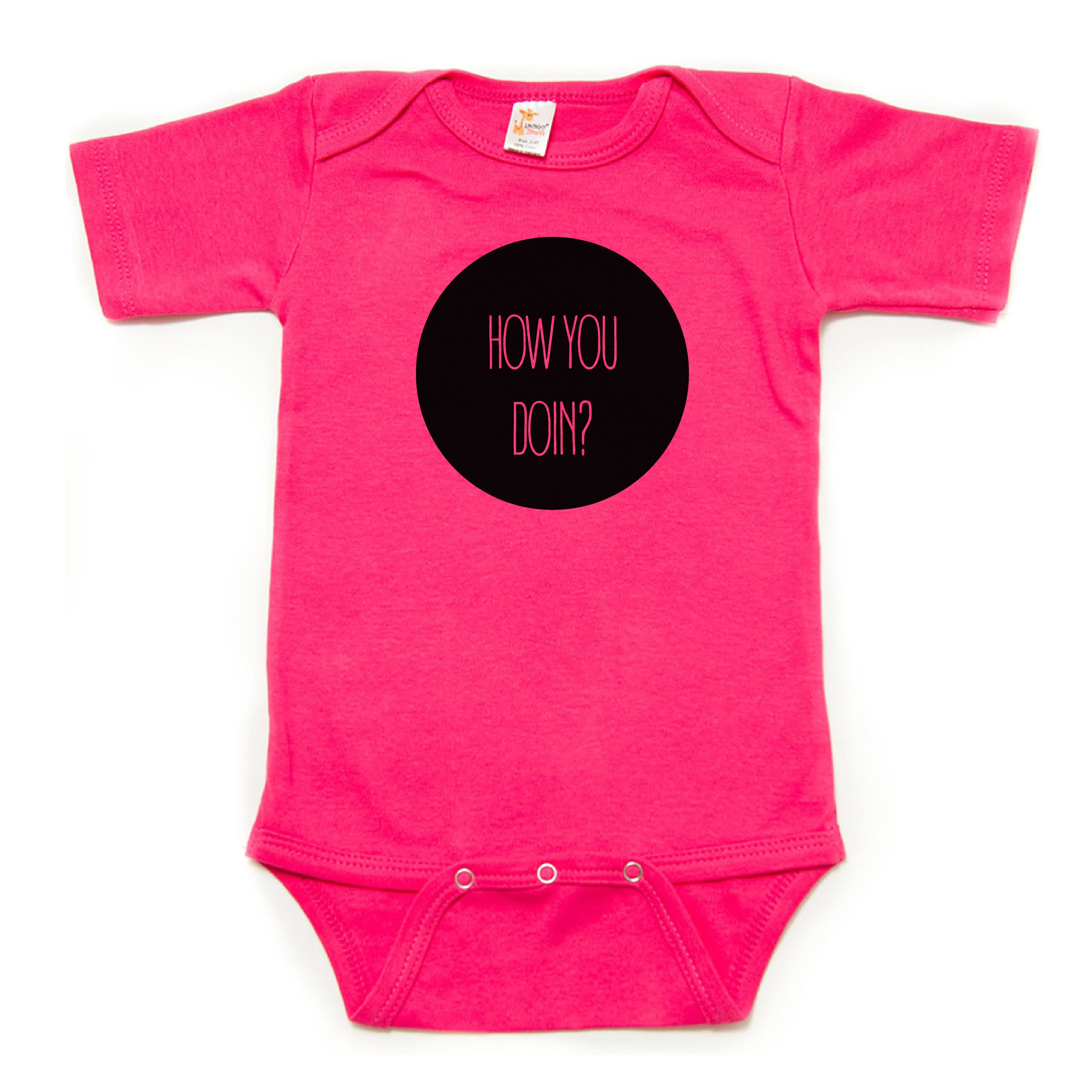 How You Doing Short Sleeve Bodysuit