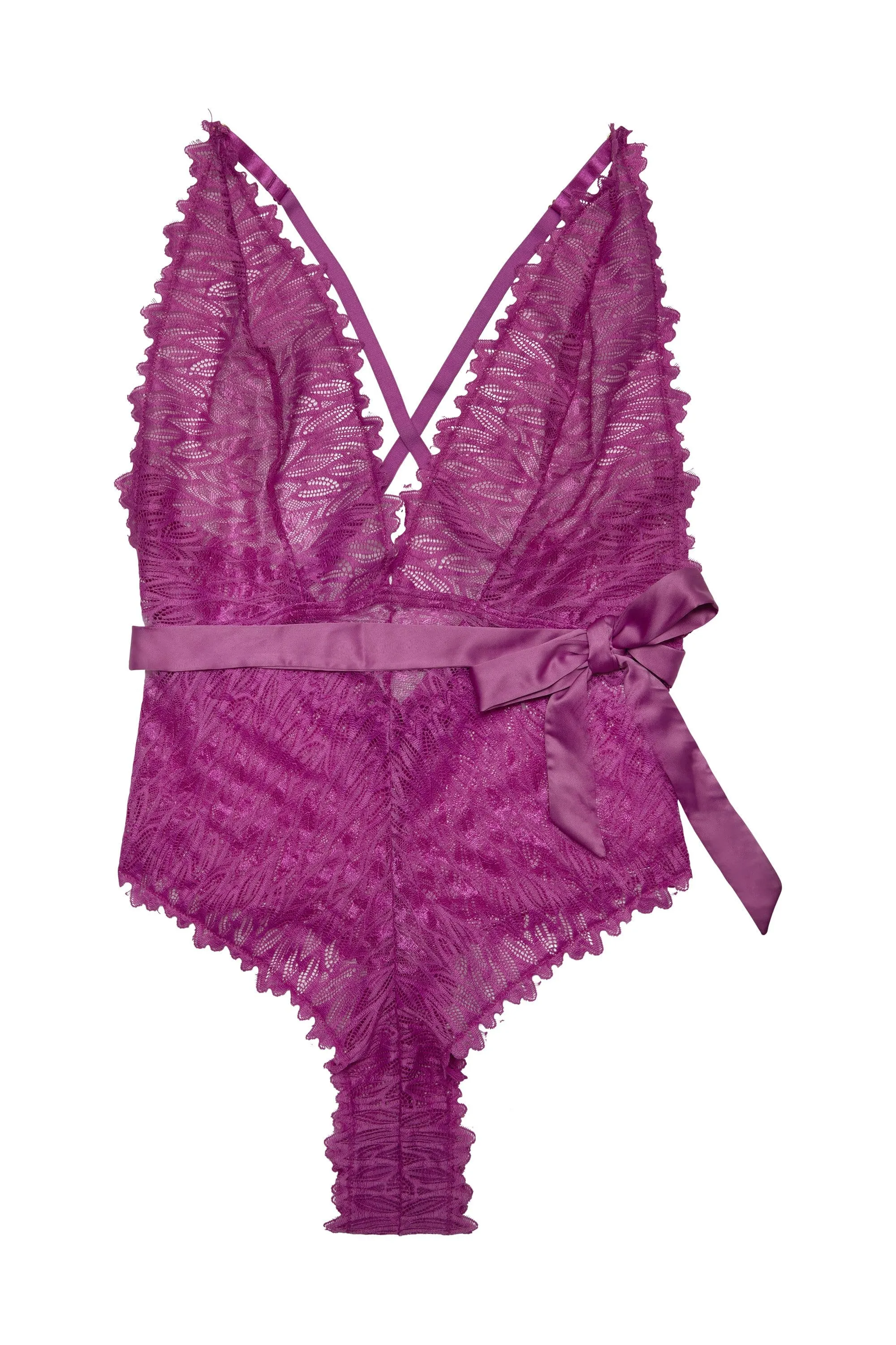 Hustler Margot Violet High Apex Plunge Body