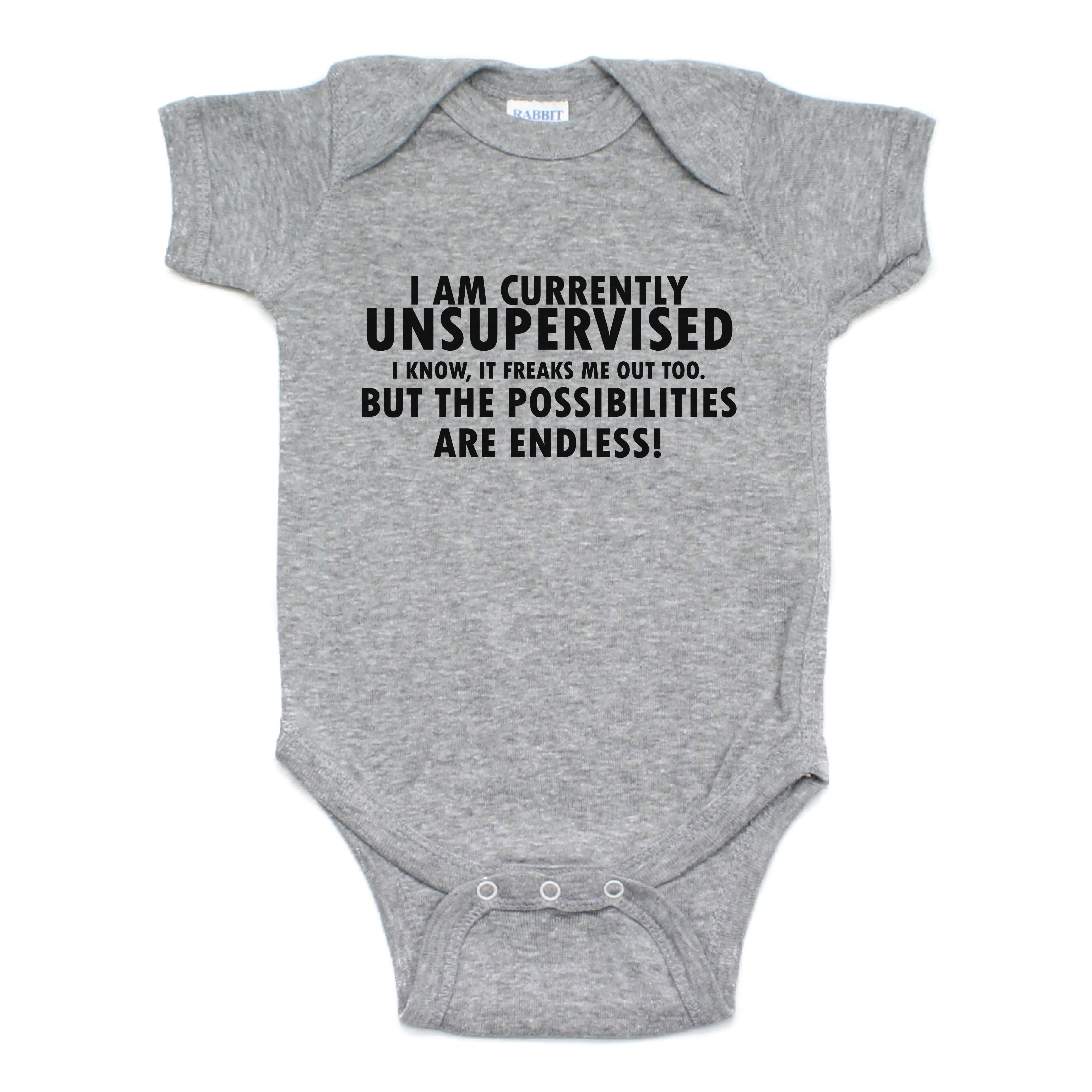 I Am Currently Unsupervised Short Sleeve Bodysuit