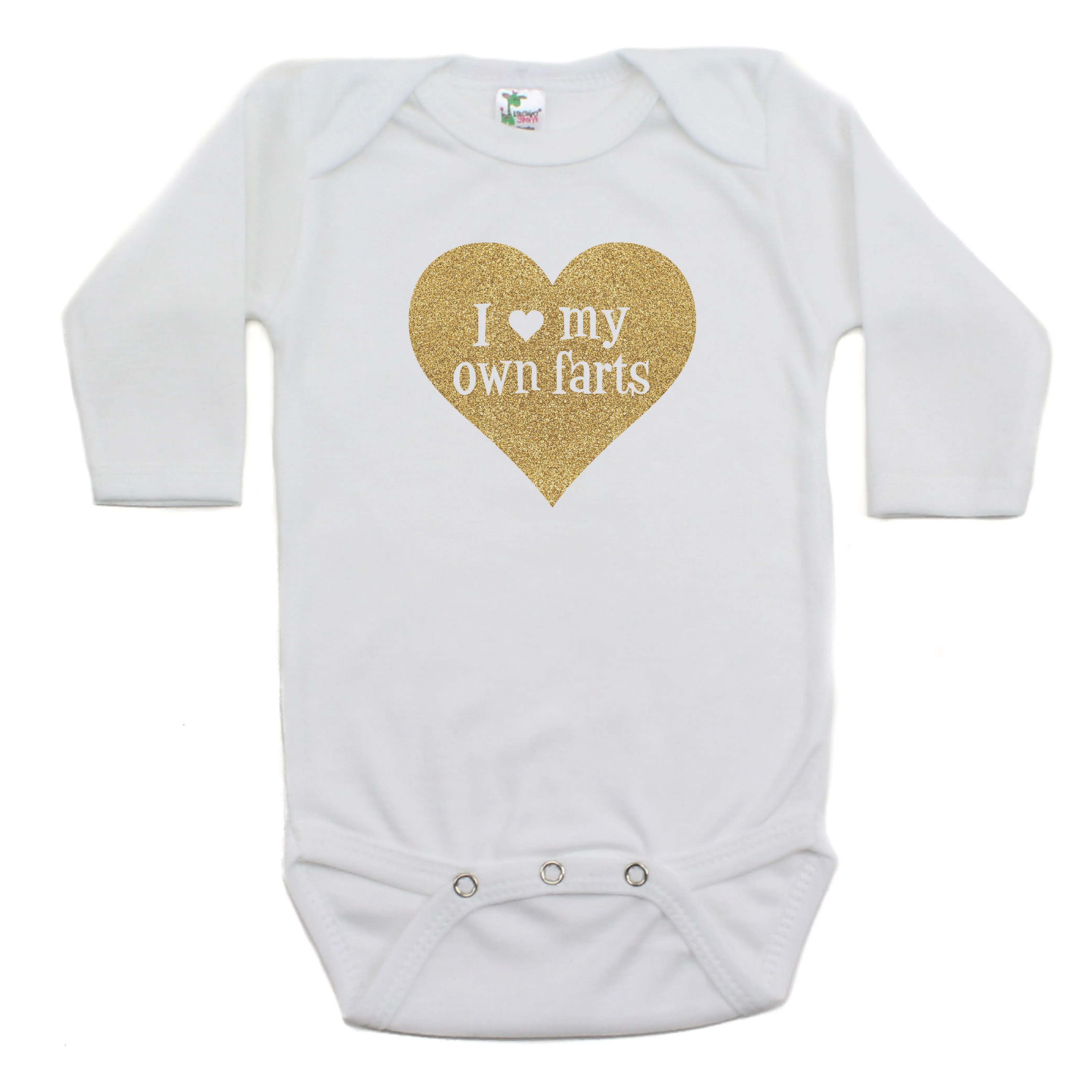 I Love My Own Farts Long Sleeve 100% Cotton Bodysuit