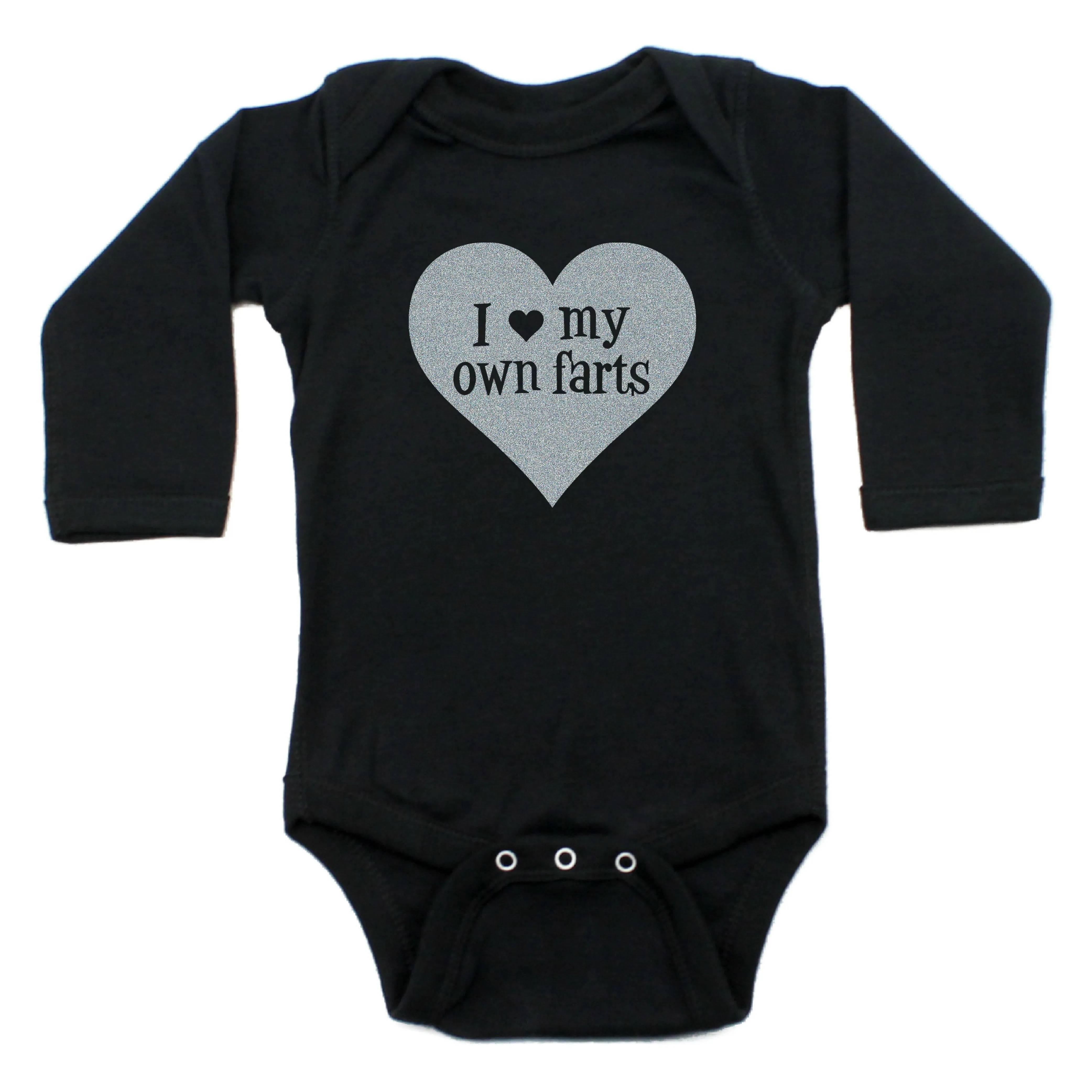I Love My Own Farts Long Sleeve 100% Cotton Bodysuit