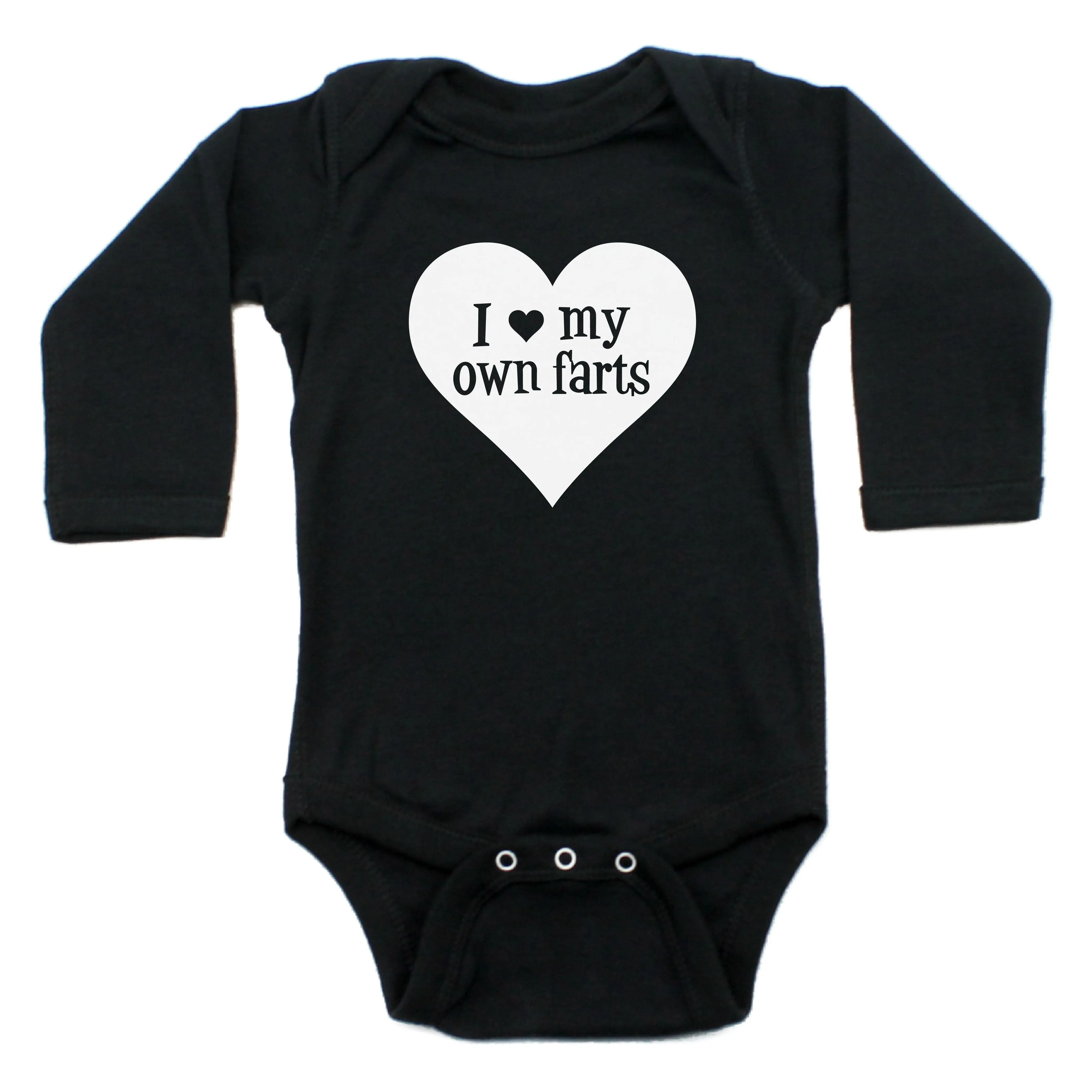 I Love My Own Farts Long Sleeve 100% Cotton Bodysuit