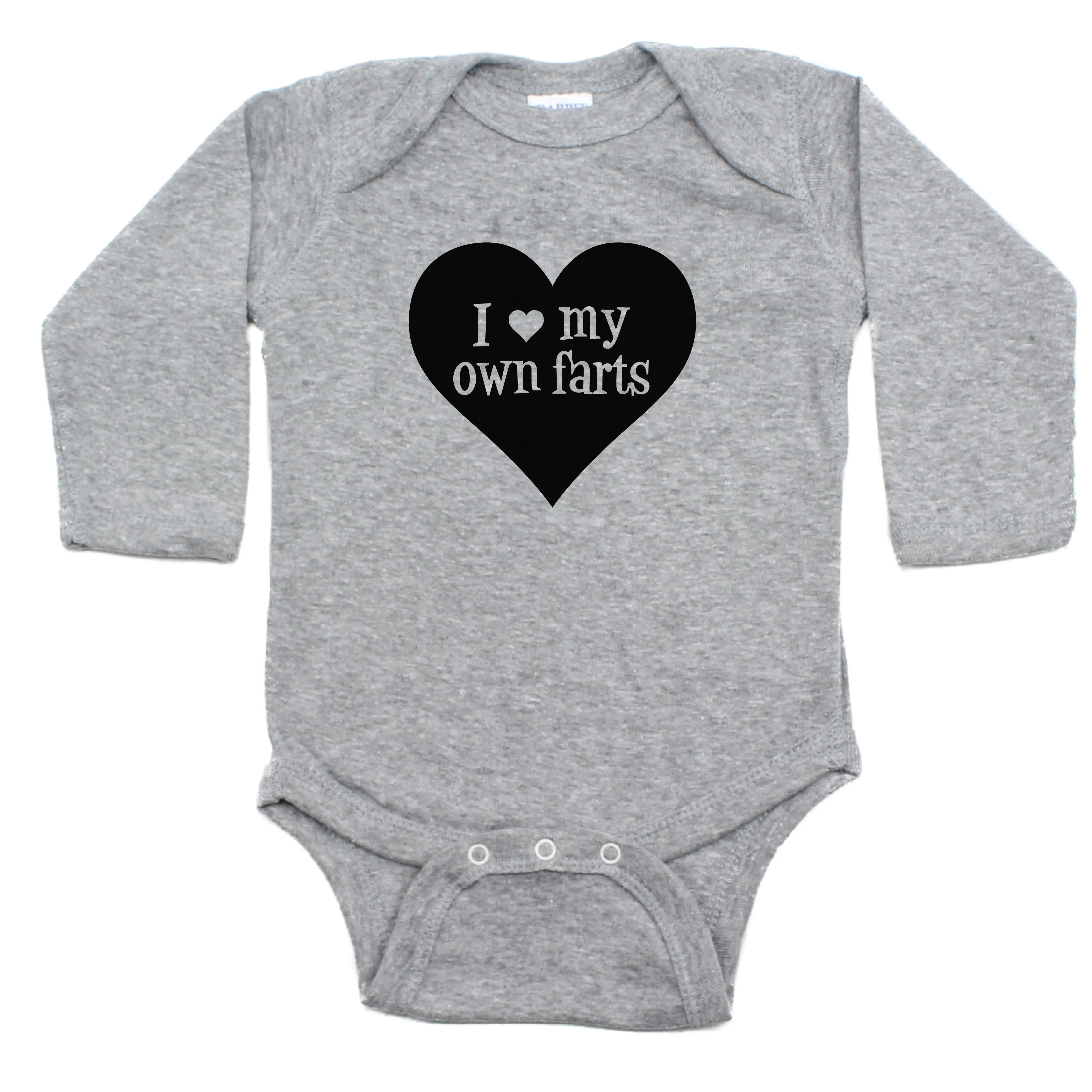 I Love My Own Farts Long Sleeve 100% Cotton Bodysuit