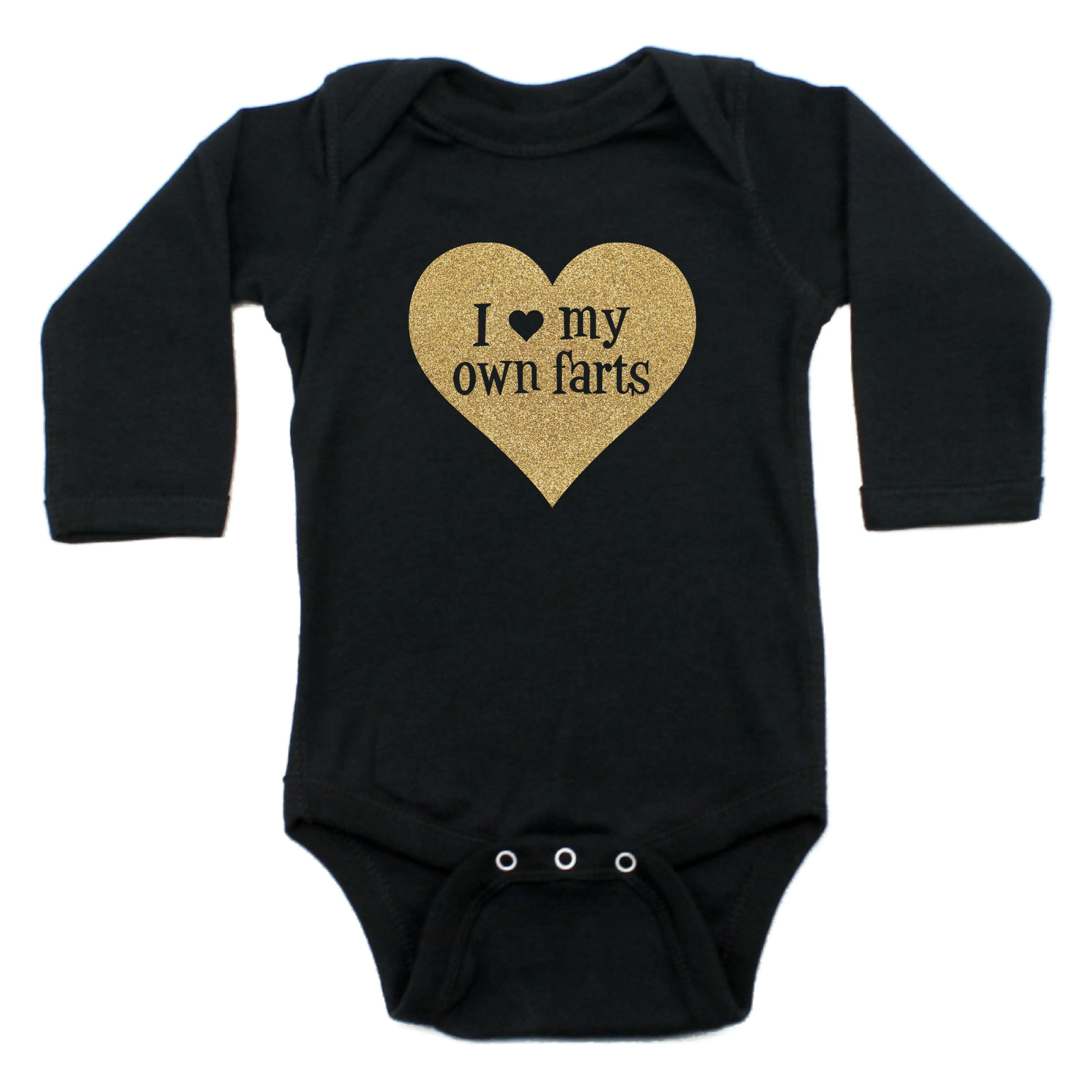 I Love My Own Farts Long Sleeve 100% Cotton Bodysuit