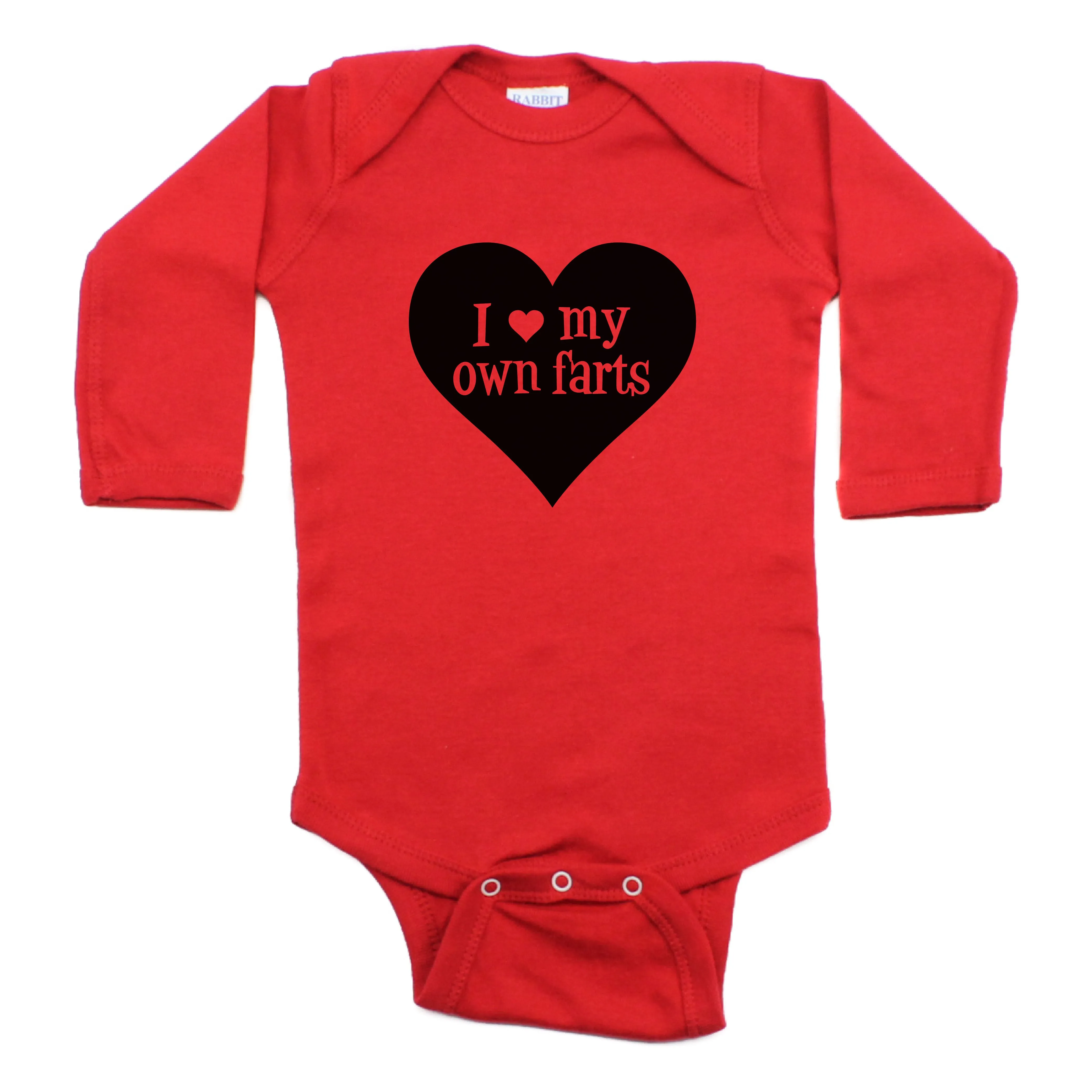 I Love My Own Farts Long Sleeve 100% Cotton Bodysuit