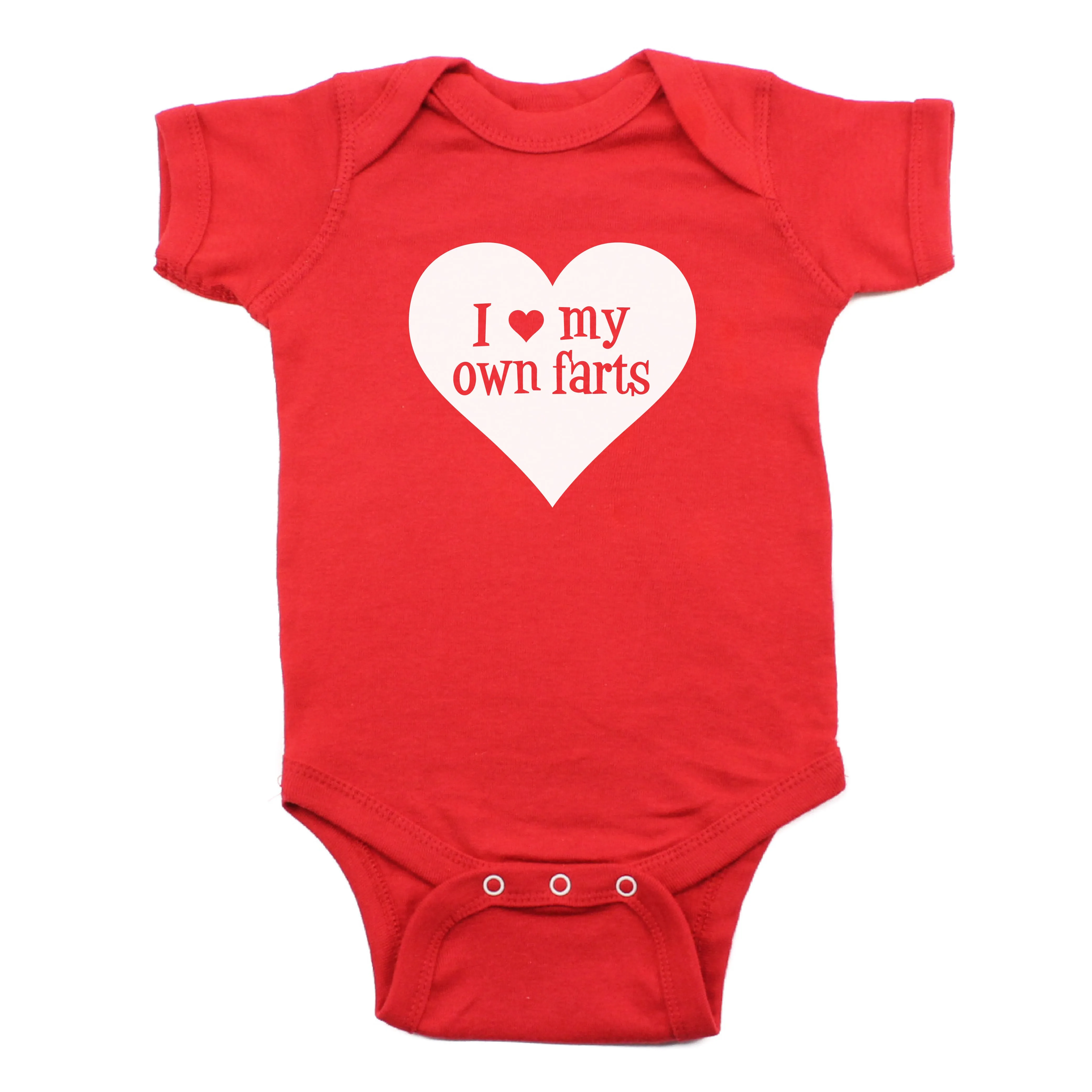 I Love My Own Farts Short Sleeve 100% Cotton Bodysuit