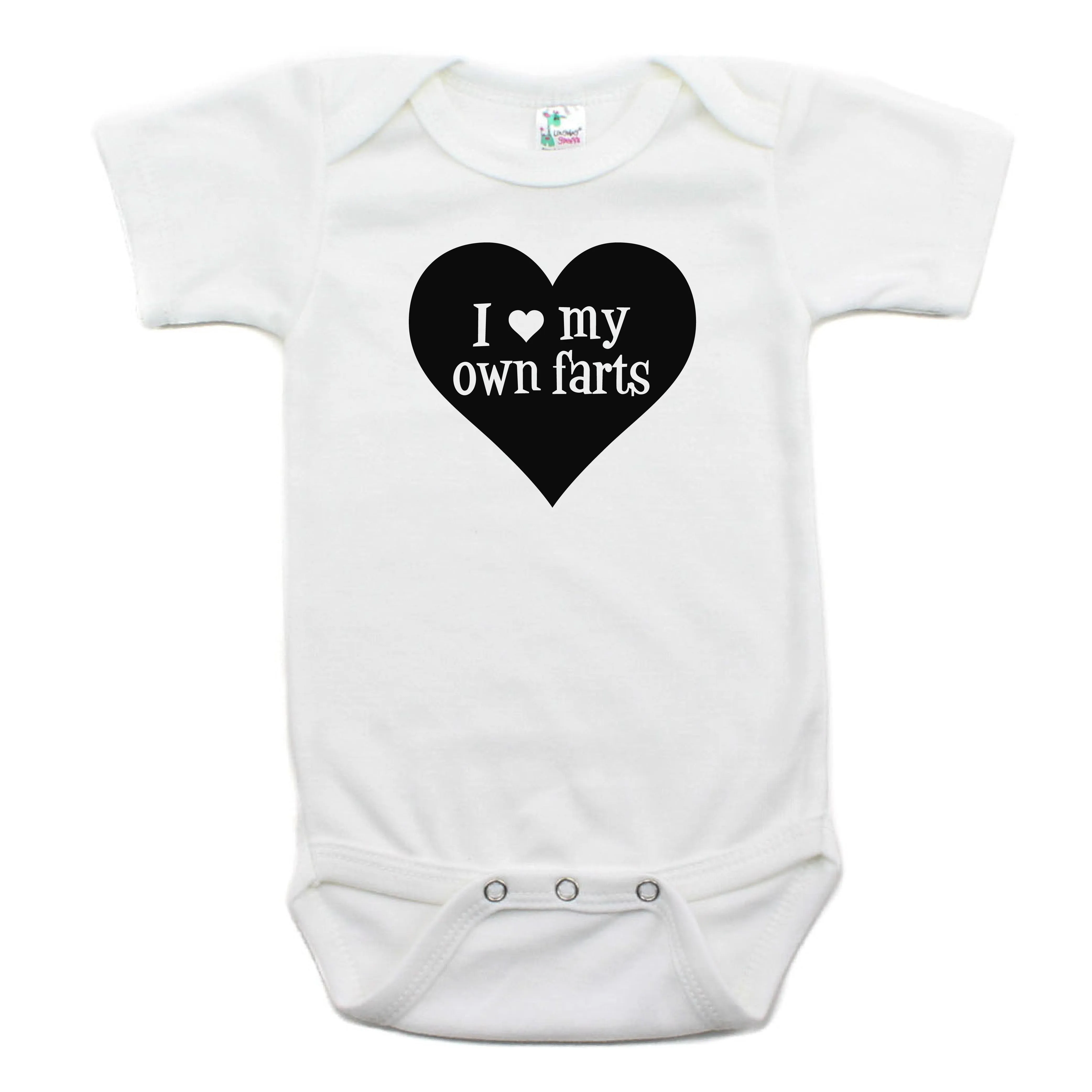 I Love My Own Farts Short Sleeve 100% Cotton Bodysuit