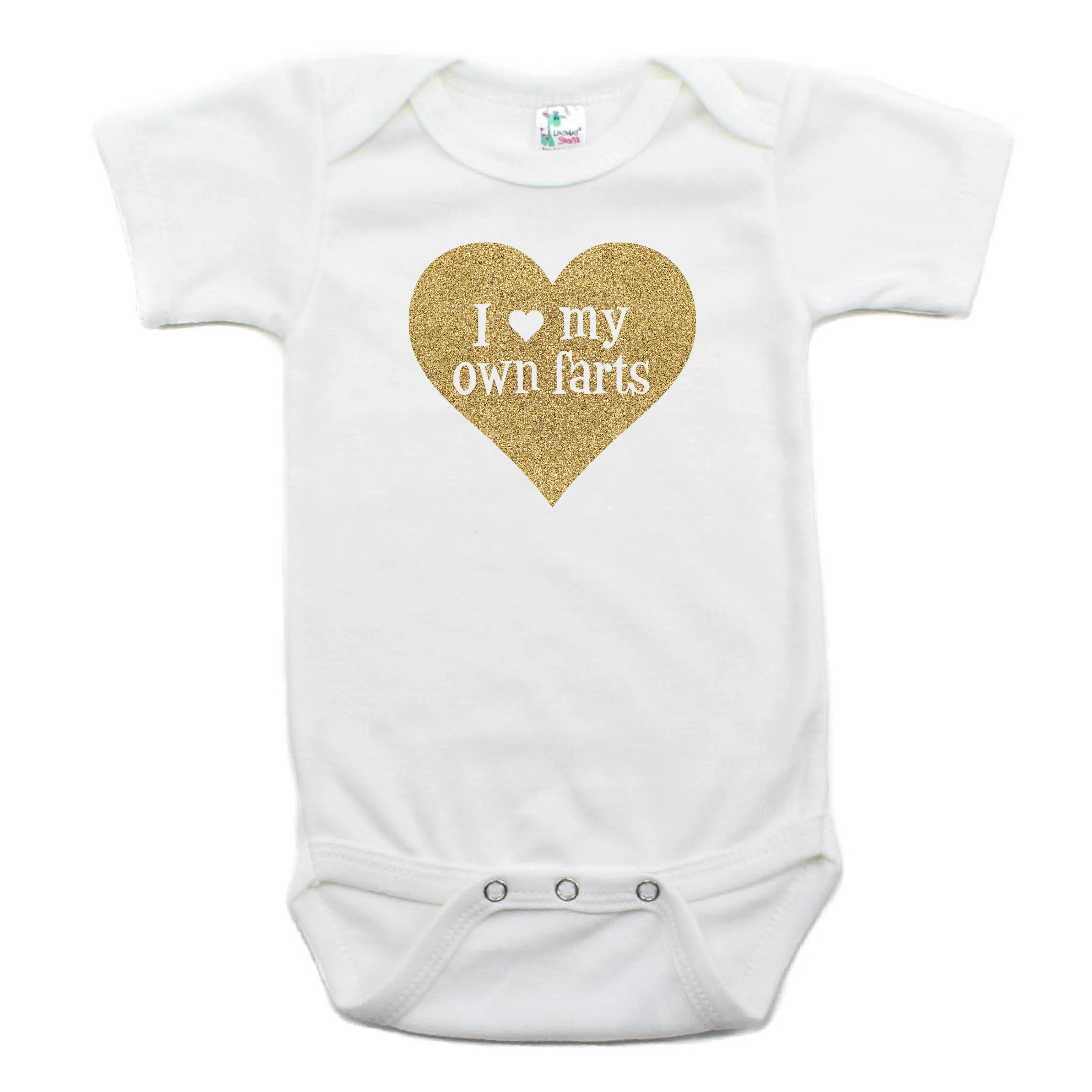 I Love My Own Farts Short Sleeve 100% Cotton Bodysuit