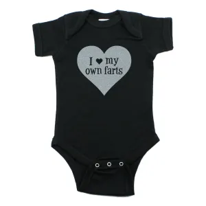 I Love My Own Farts Short Sleeve 100% Cotton Bodysuit